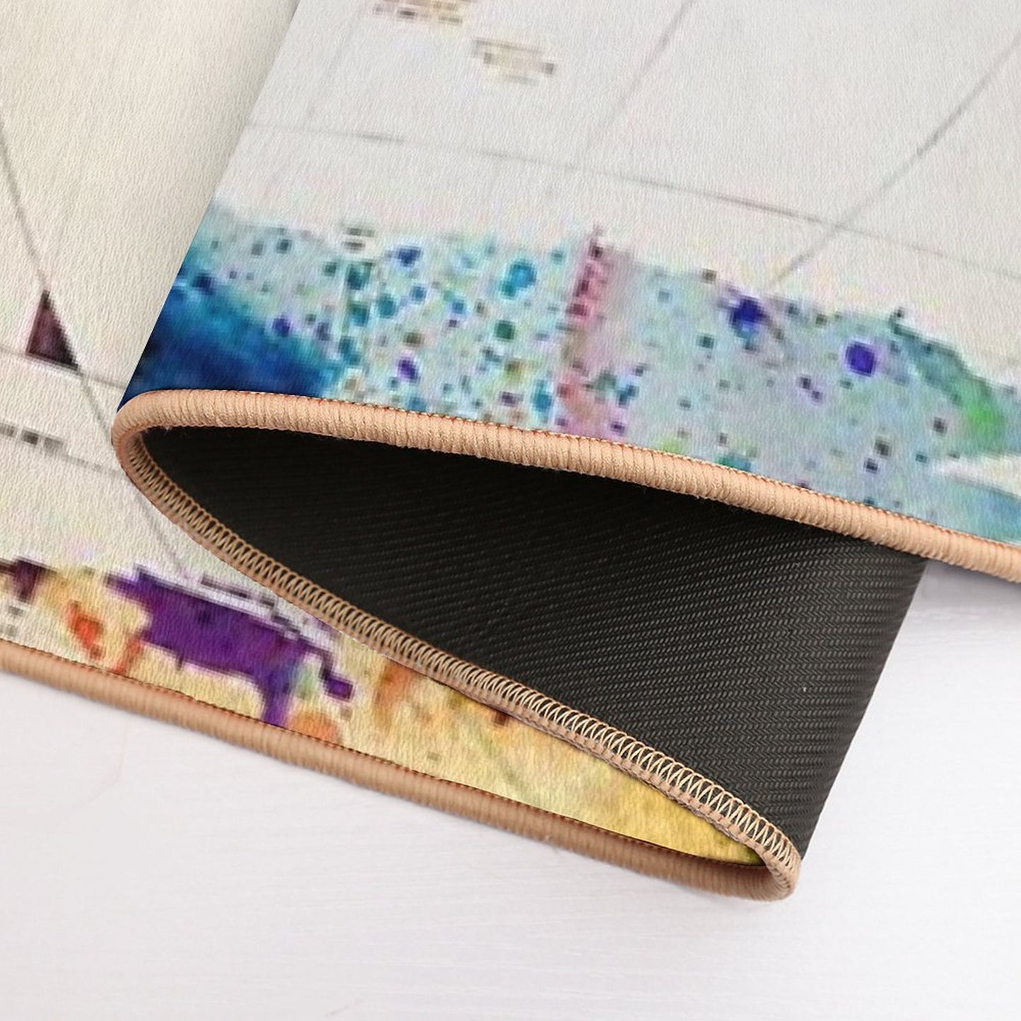 Map Long-Lasting Bath Mat