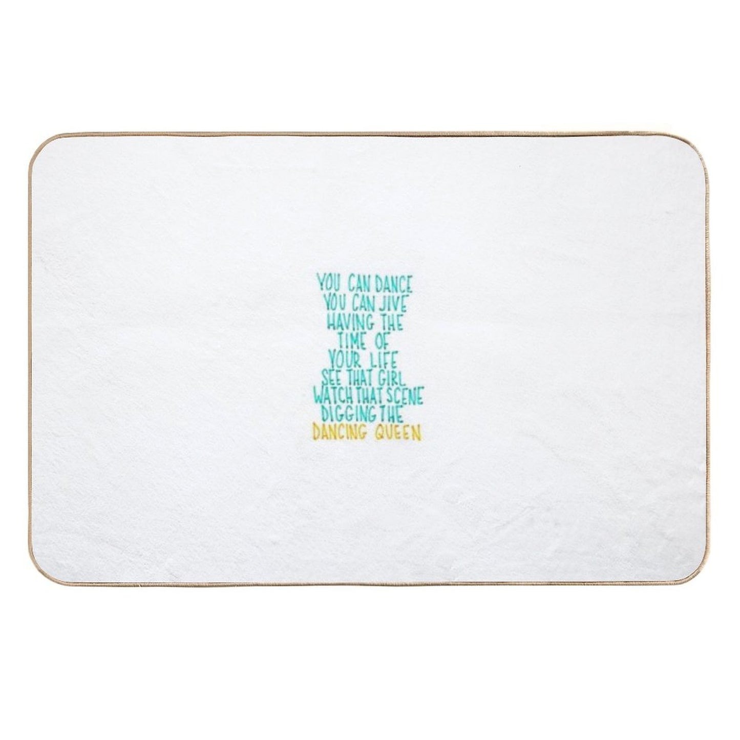 You Can Dance, You Can Jive Eco-Friendly Bath Mat