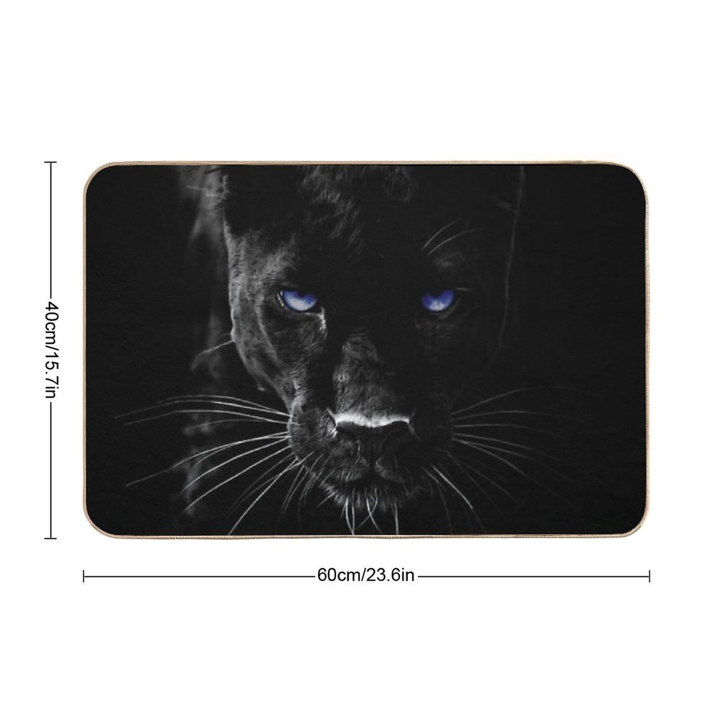 BLACK PANTHER Easy Maintenance Bath Mat