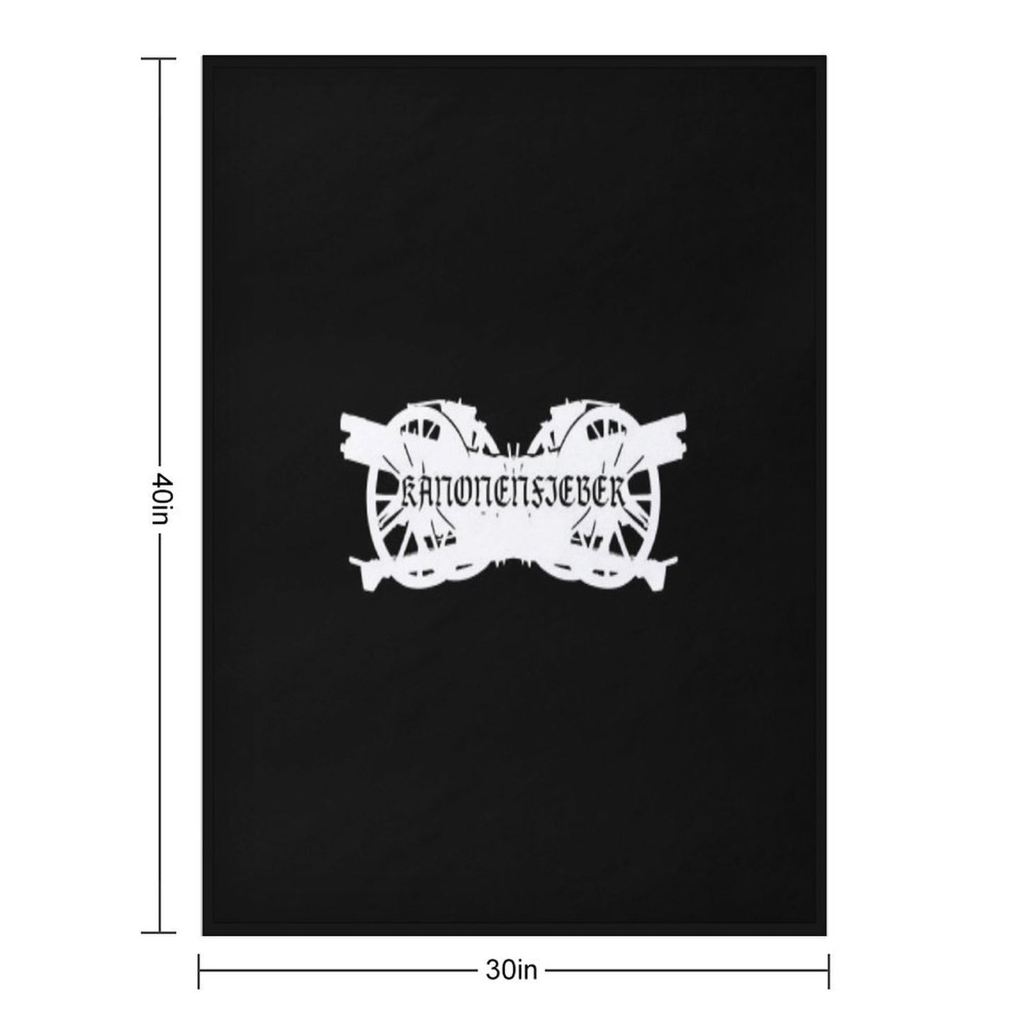 Kanonenfieber Band Lightweight Throw Blanket