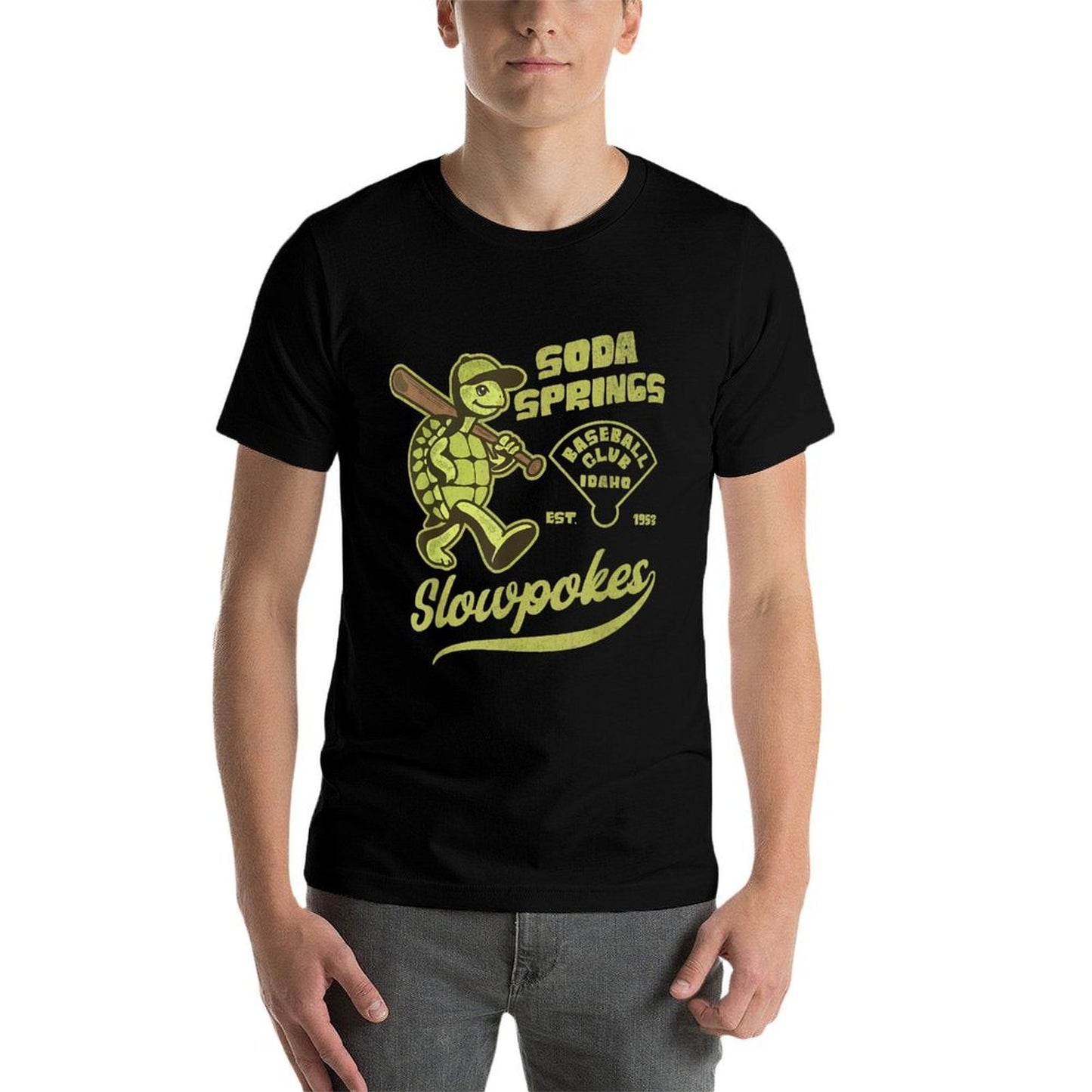 Soda Springs Slowpokes Retro Minor League Baseball Club 1953  Graphic-printed T-Shirt