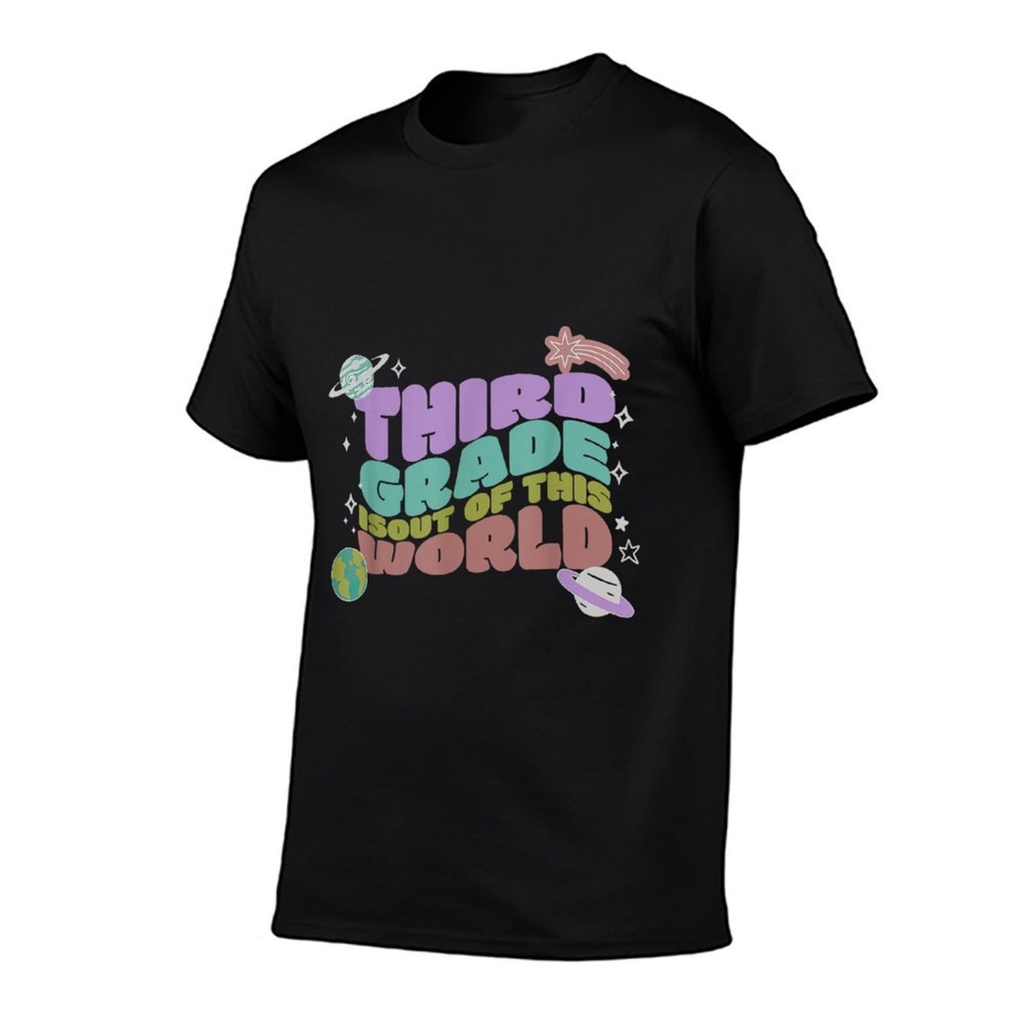 Third Grade Is Out Of This World 3rd Grade Outer Space Wrinkle-resistant T-Shirt