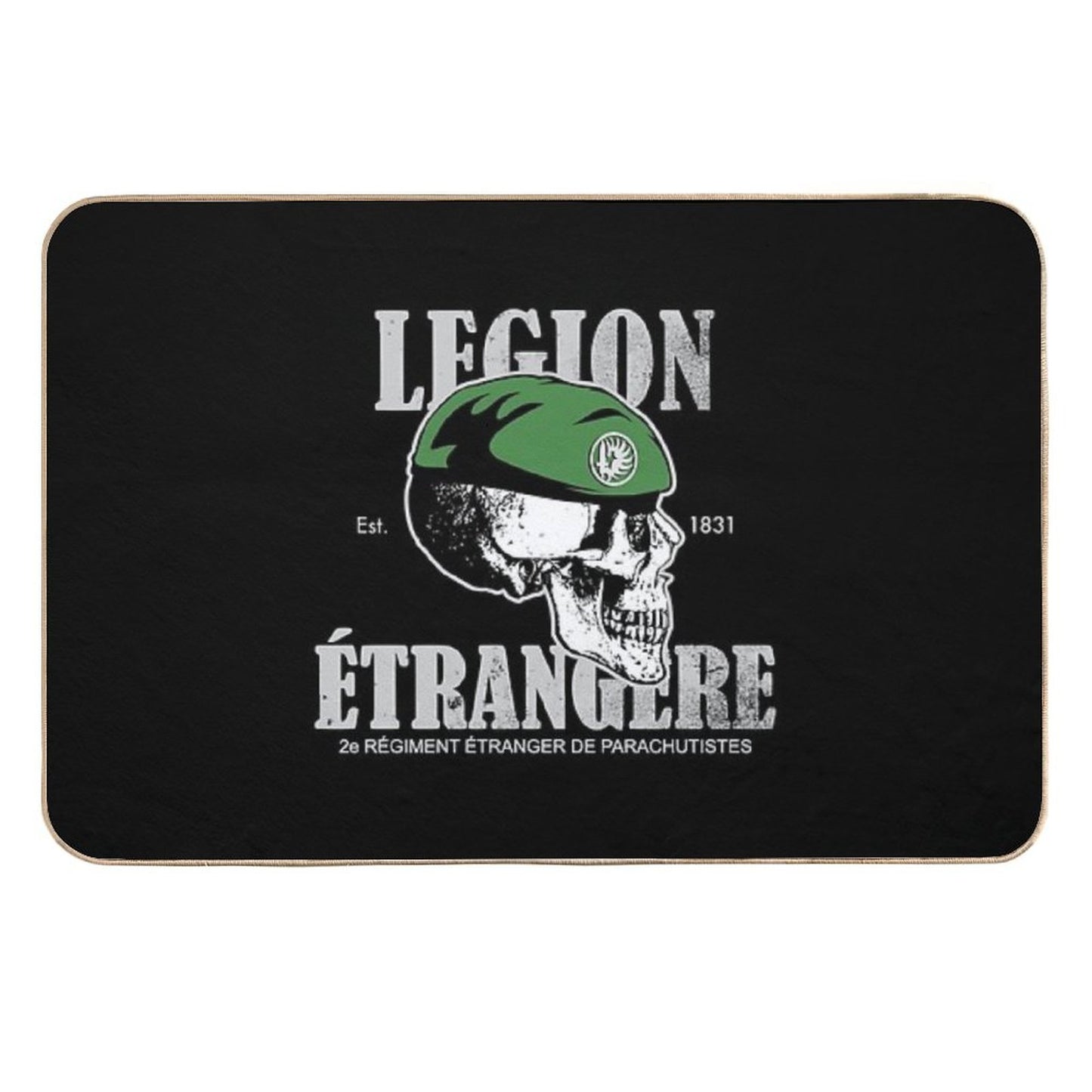Légion Étrangère 2 REP (French Foreign Legion Paratrooper) (distressed) Durable Bath Mat