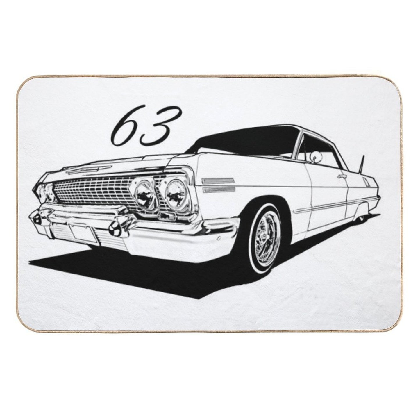 63 Impala Pet-Safe Bath Mat