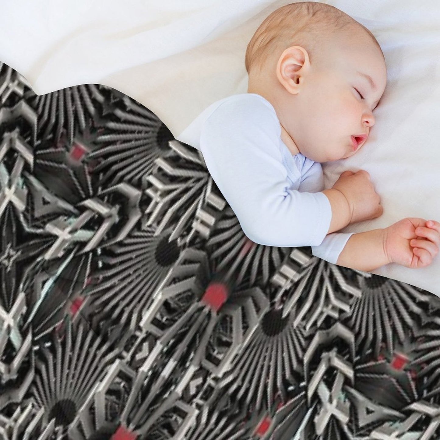 Calaabachti Matrix Plush Throw Blanket