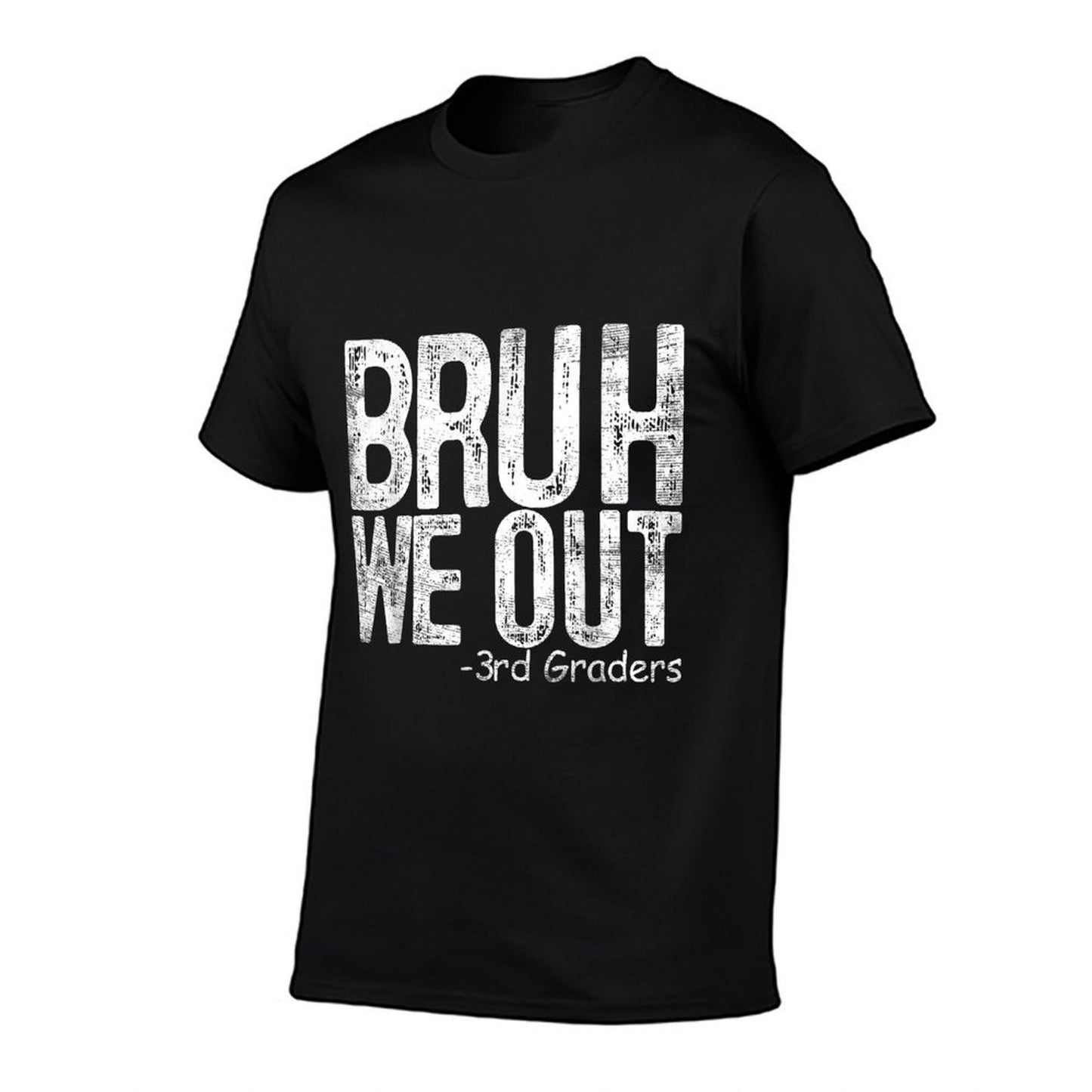 Bruh We Out 3rd Graders Third Grade Graduation Class Of 2024 Polyester Blend T-Shirt