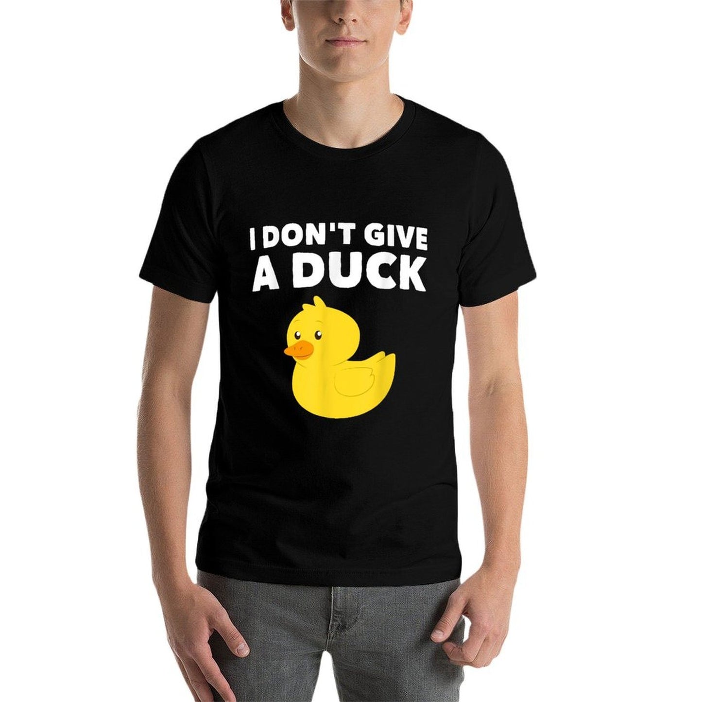 I Dont Give A Duck Funny Humor Odor-resistant T-Shirt