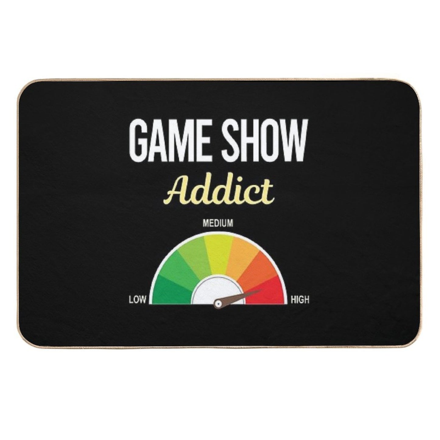 Addict Game Shows TV Show Long-Lasting Bath Mat