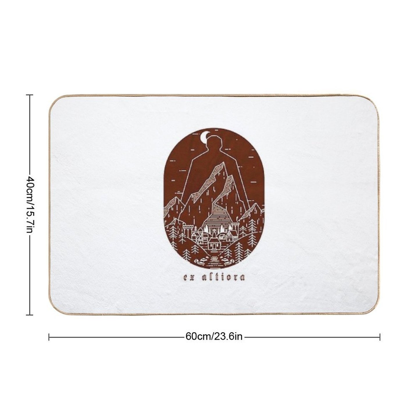 Ex Altiora Cover Non-Slip Bath Mat