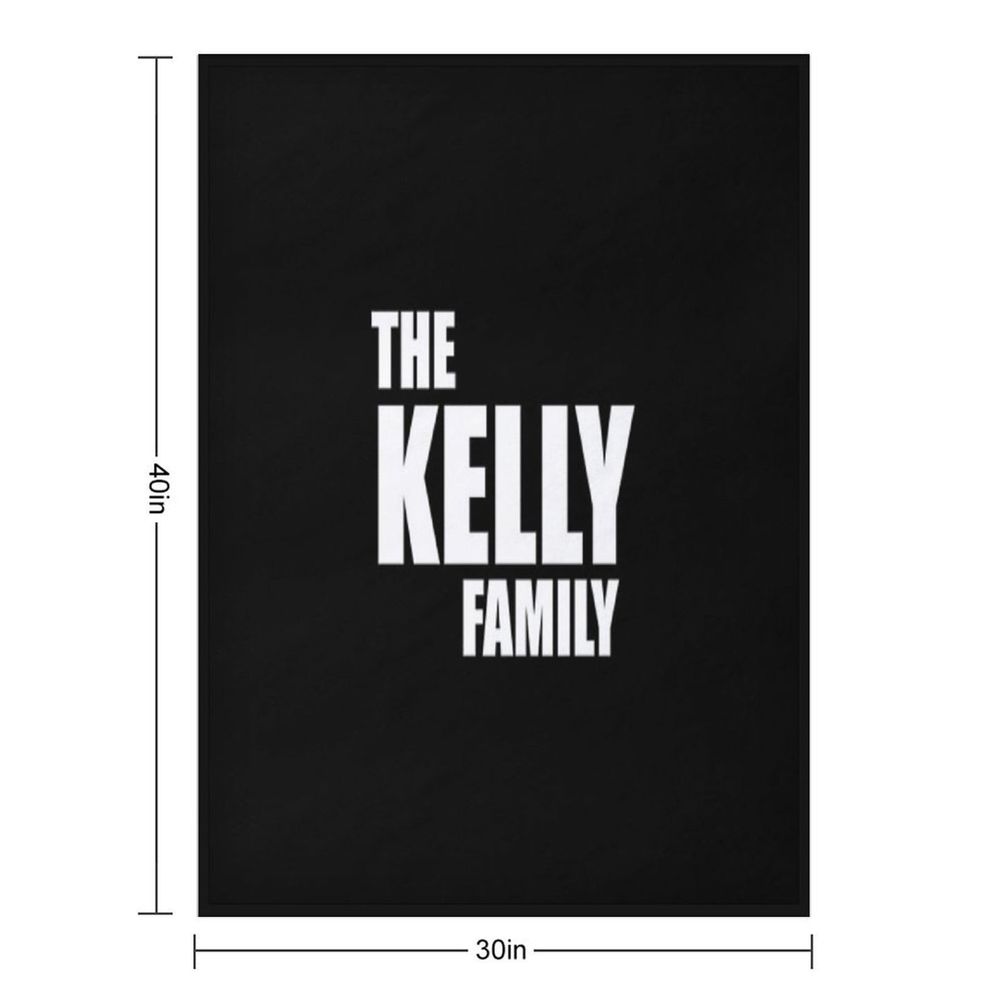 The Kelly Family Wrinkle-free Throw Blanket