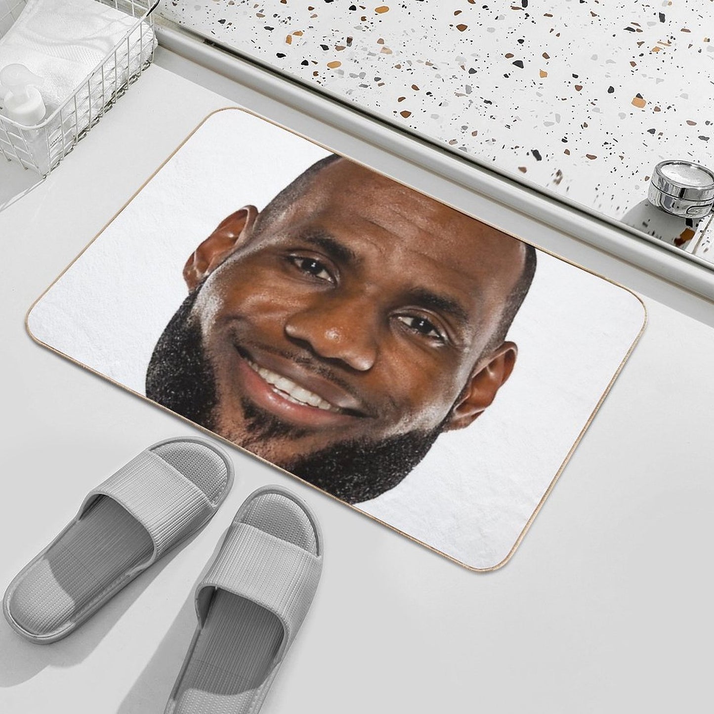 King James Lebron Odorless Bath Mat