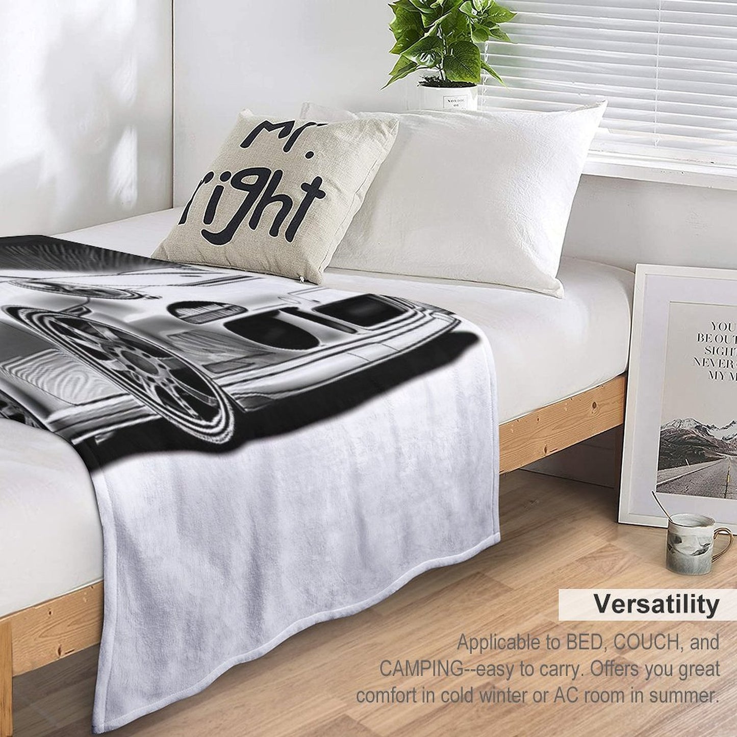 The Legend of The Porsche Brand Premium Throw Blanket