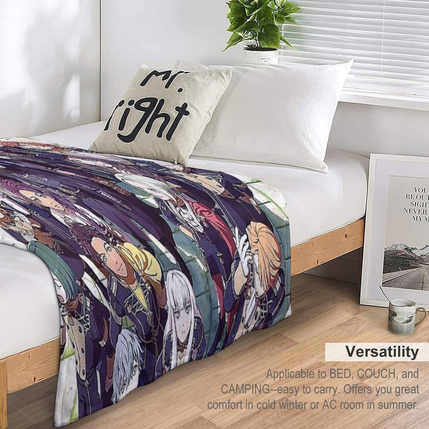 Fire Emblem Three House Poster Wrinkle-free Throw Blanket