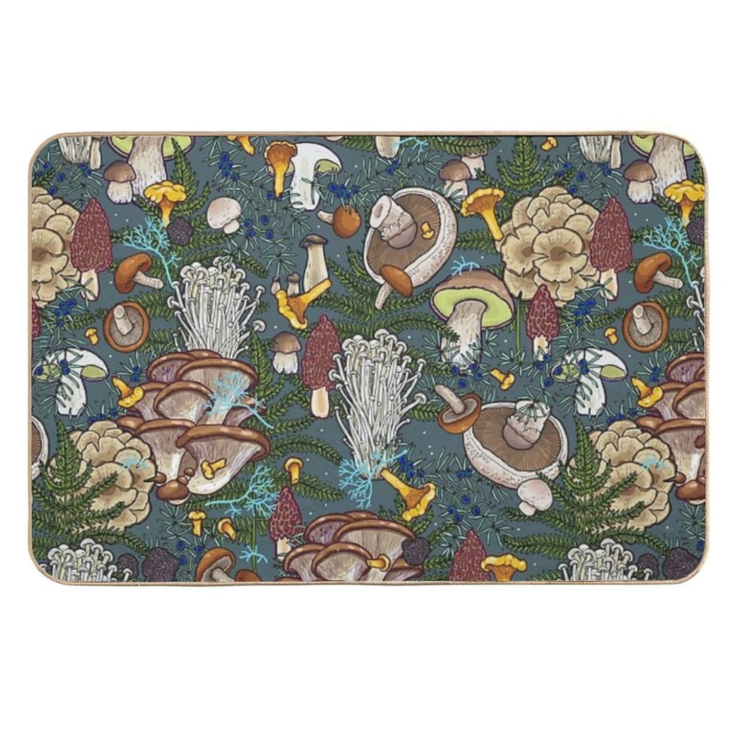 Mushroom Forest Easy Maintenance Bath Mat