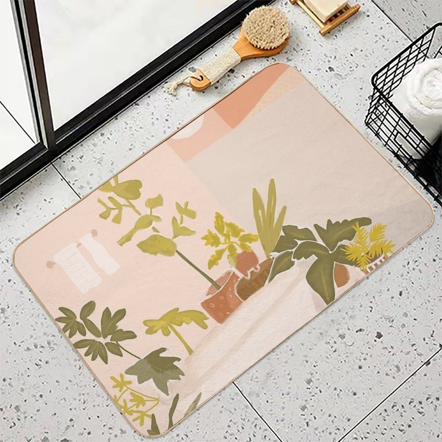 Bathroom  Easy To Clean Bath Mat