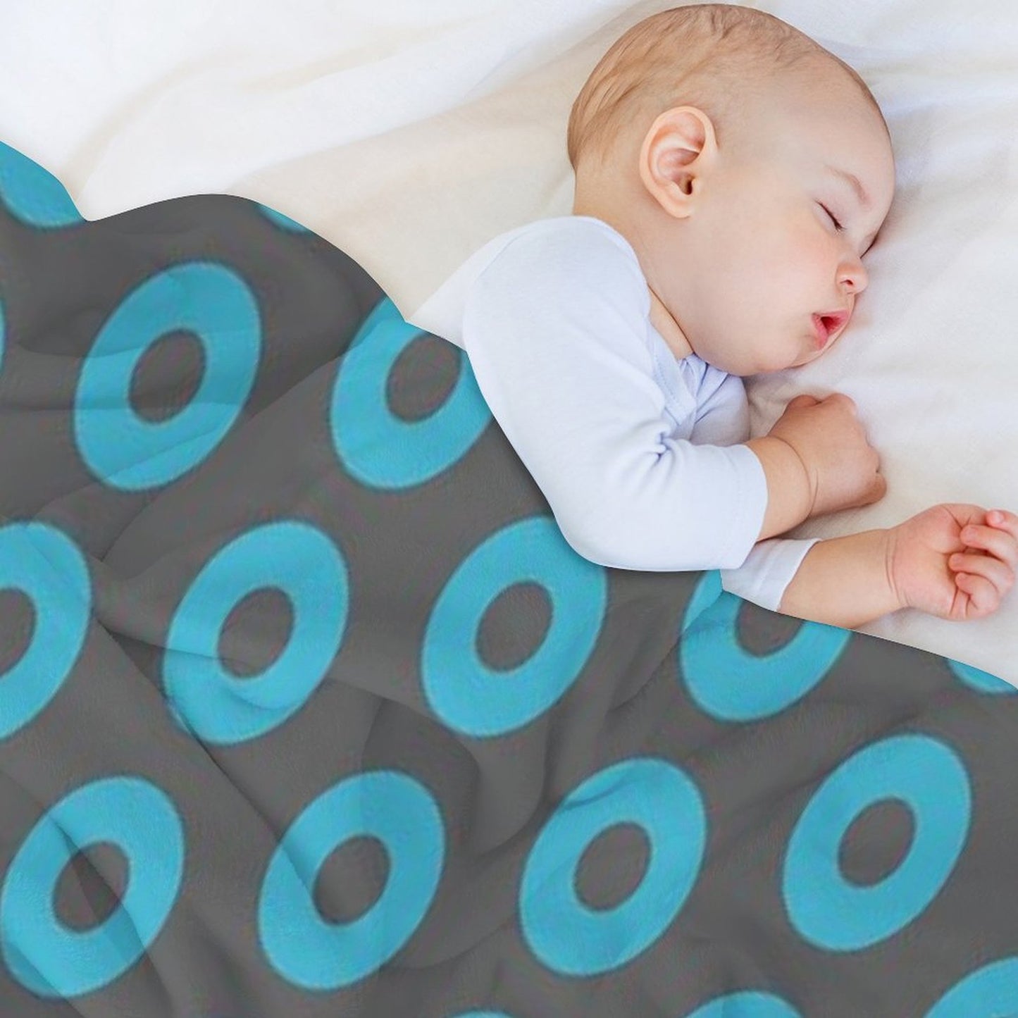 Fishman Donuts - Phish - Color Change Travel-friendly Throw Blanket