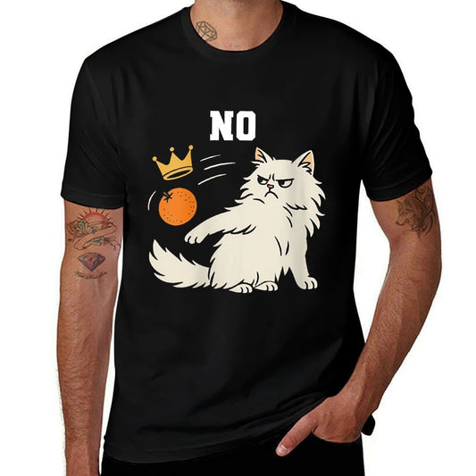 Womens Funny No Kings In America  Oversized Silhouette T-Shirt