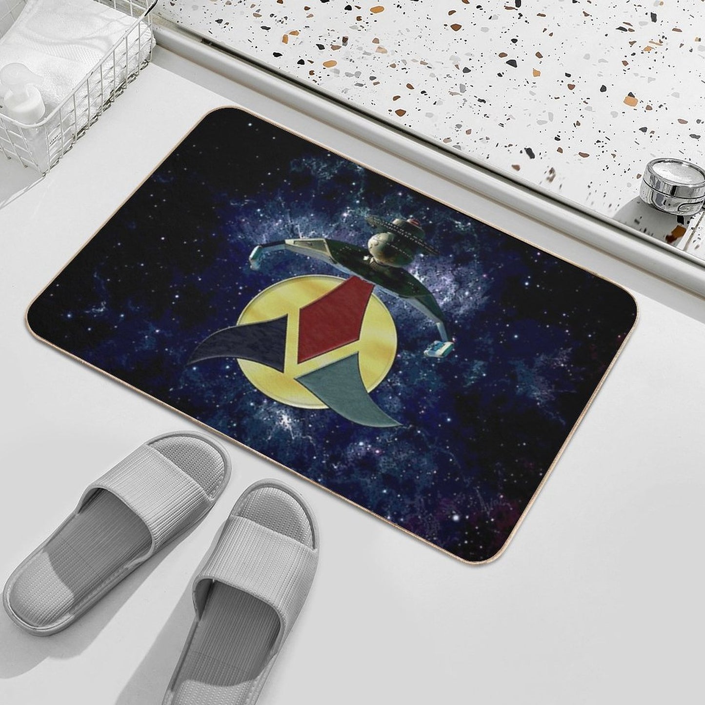 KLINGON HEART OF VIRTUE Absorbent Bath Mat