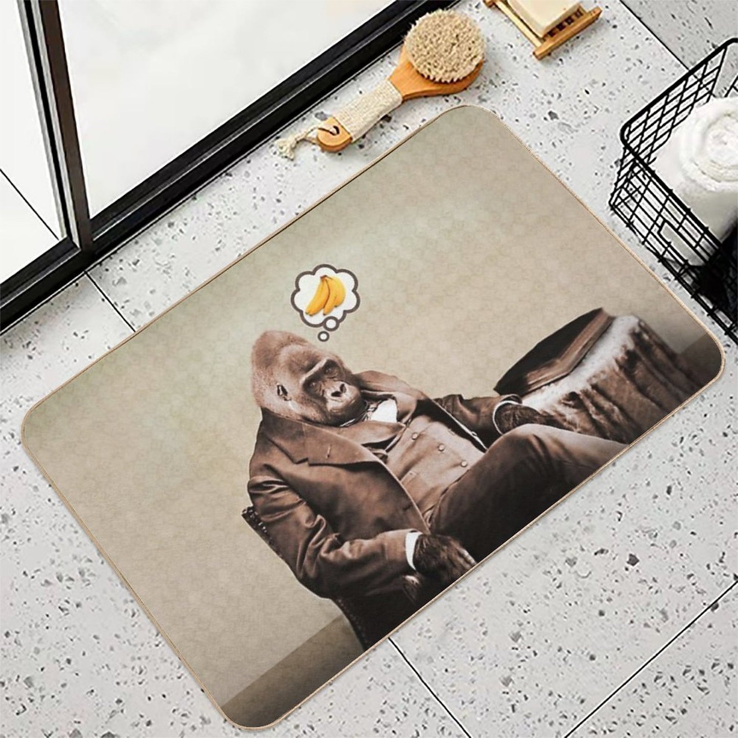 Gorilla My Dreams Rapid-Drying Bath Mat