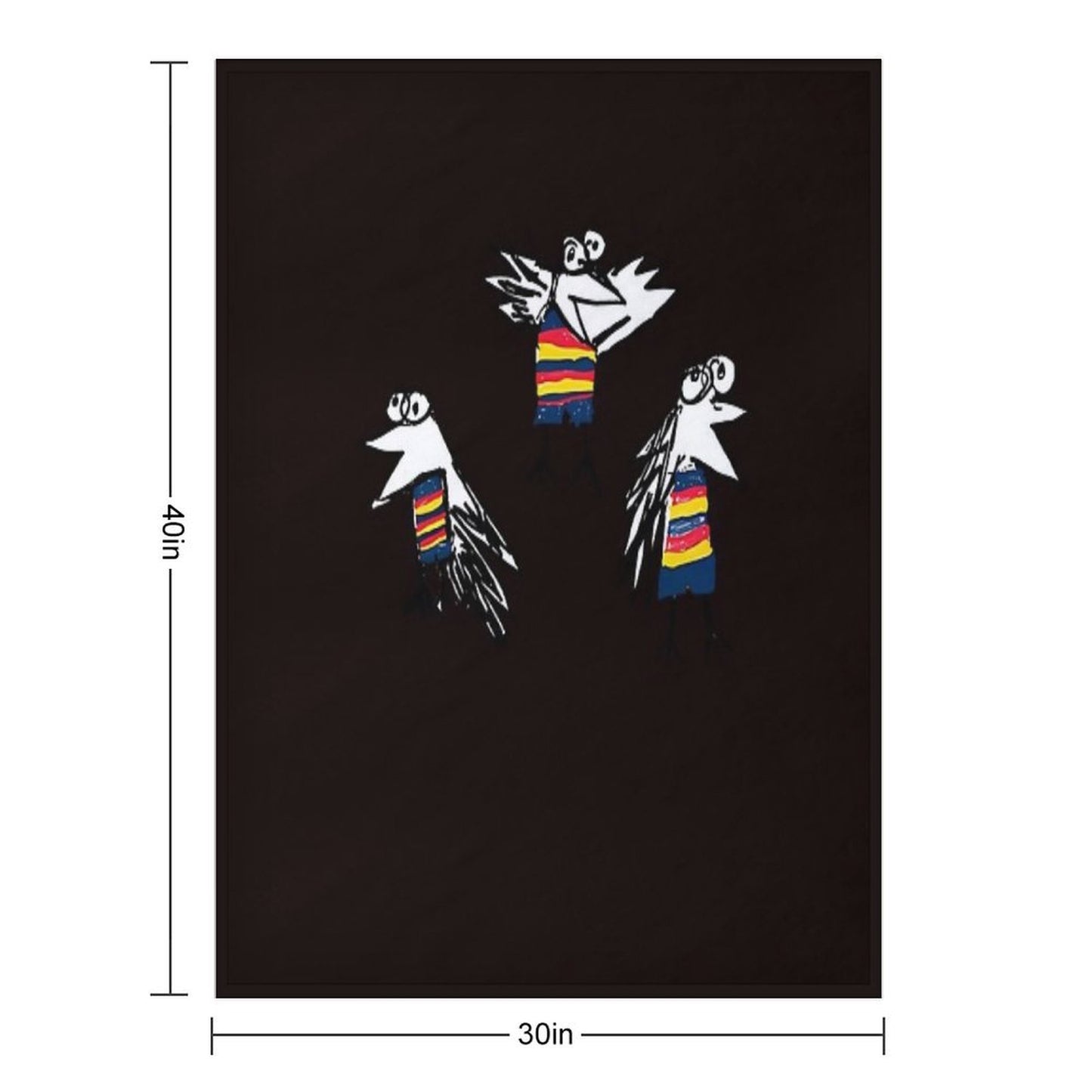 Adelaide Crows Logo Drawing Shrink-resistant Throw Blanket