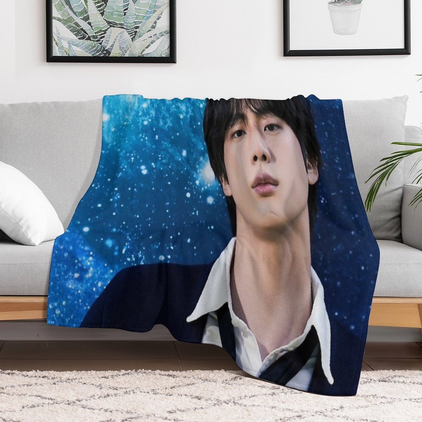 Jin The Astronaut Concept Photo Outlander Versatility Throw Blanket