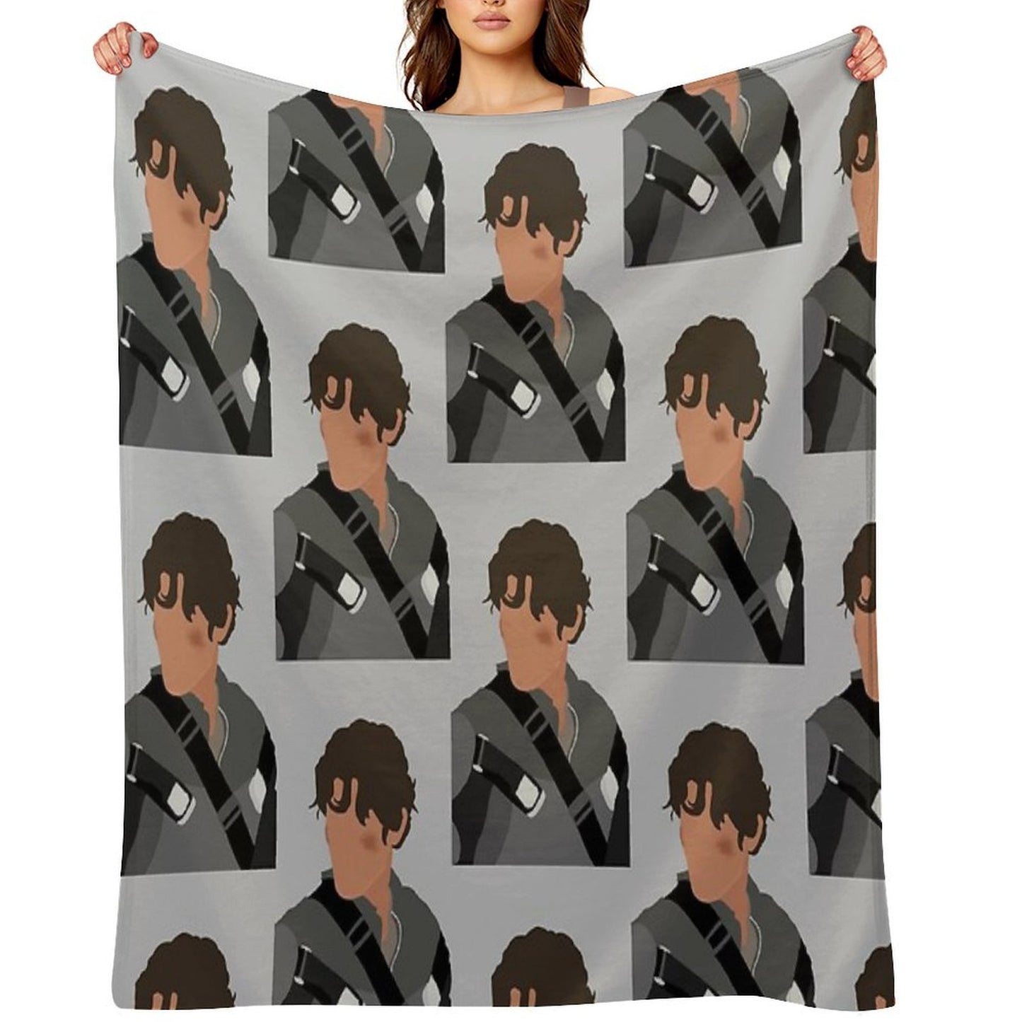 Bellamy The Heart Quick-dry Throw Blanket