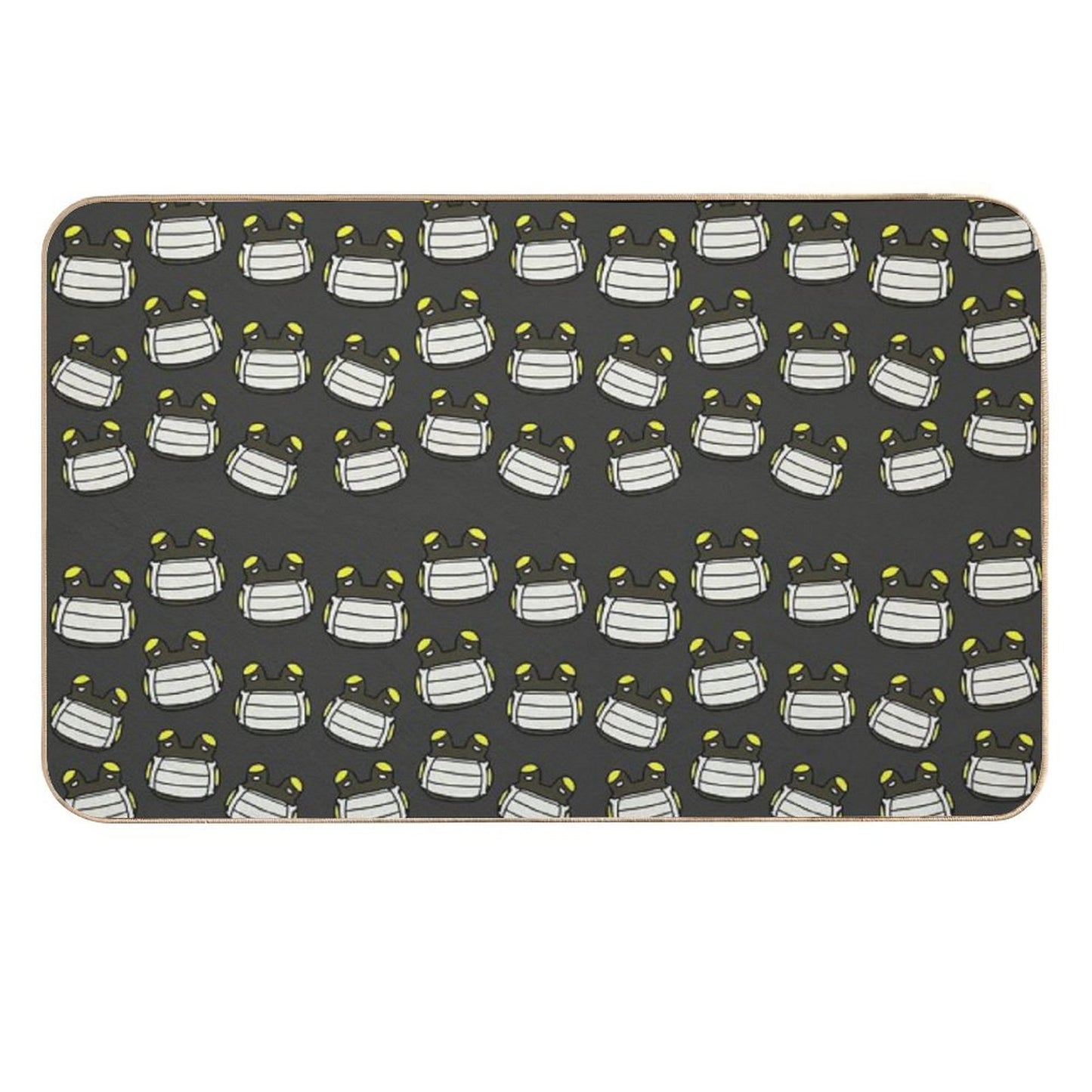 Raddle Print Pet-Safe Bath Mat