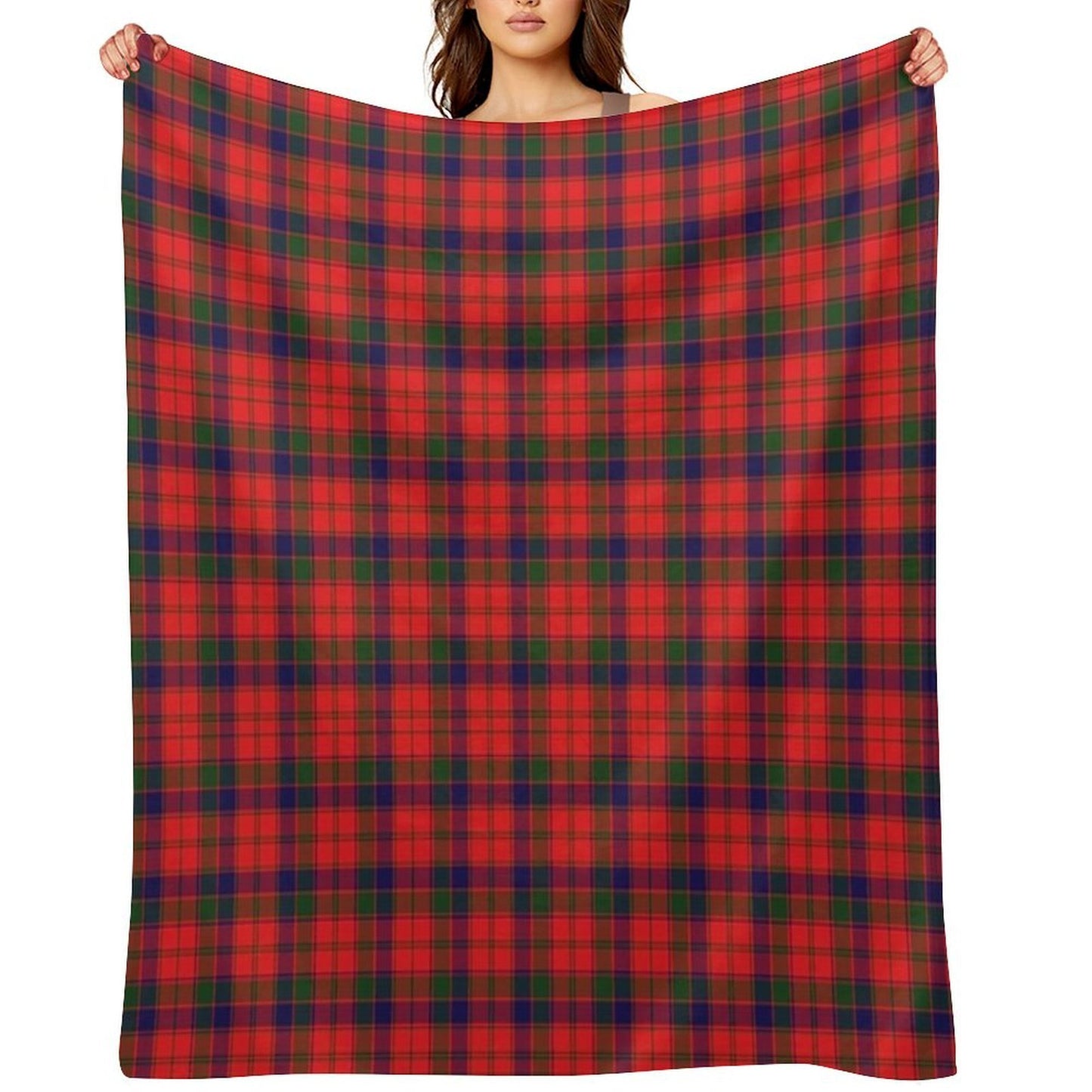 Clan Robertson Tartan Anti-pilling Throw Blanket