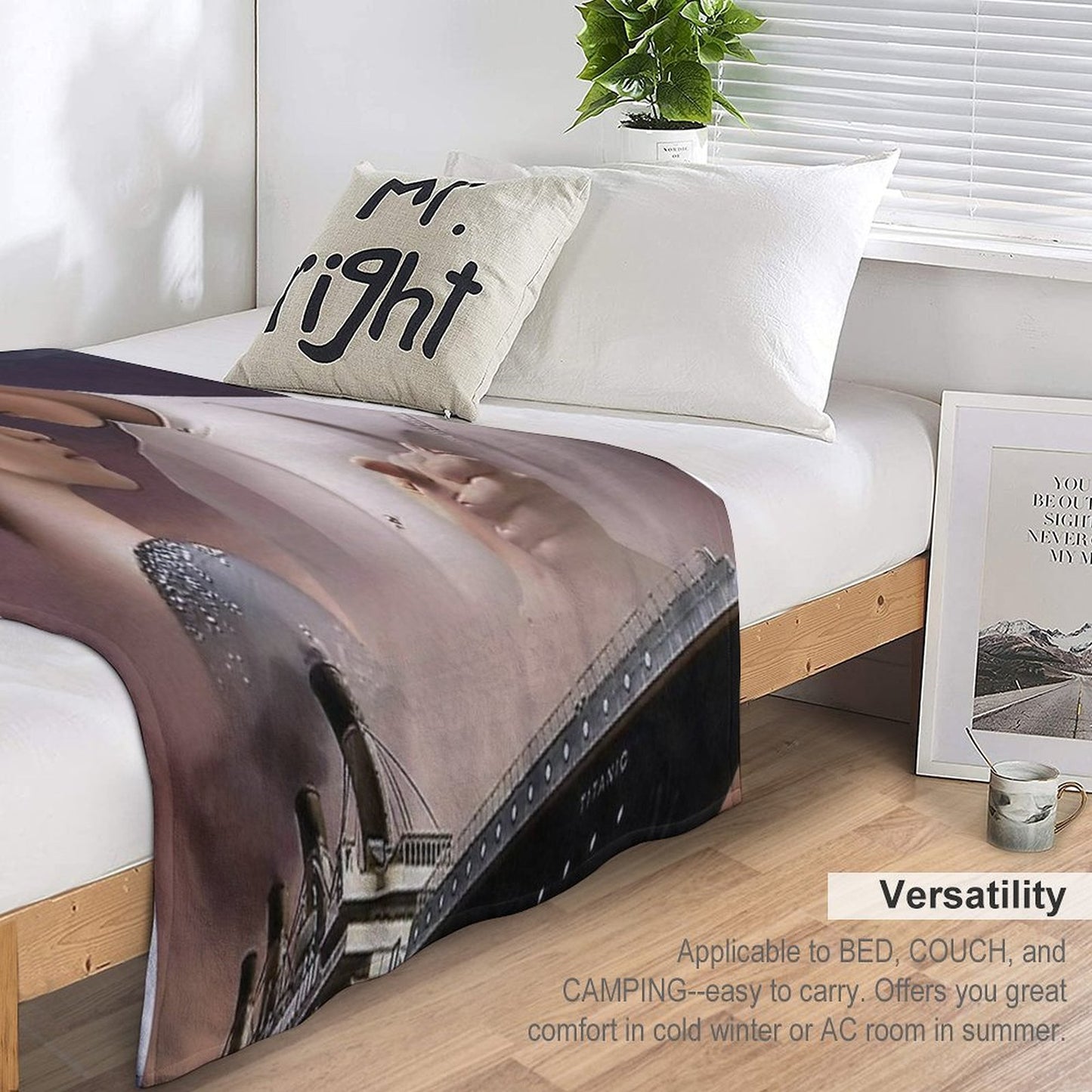 Titanic Movie Versatility Throw Blanket