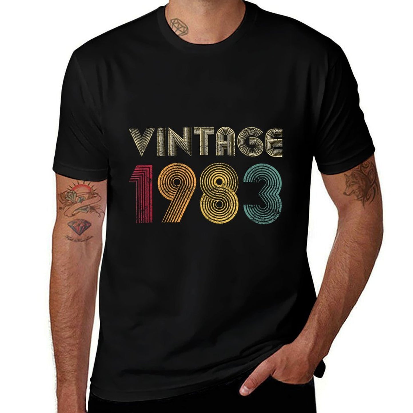Vintage 1983 42nd Birthday Gift Retro 42 Years Old Vintage-inspired T-Shirt
