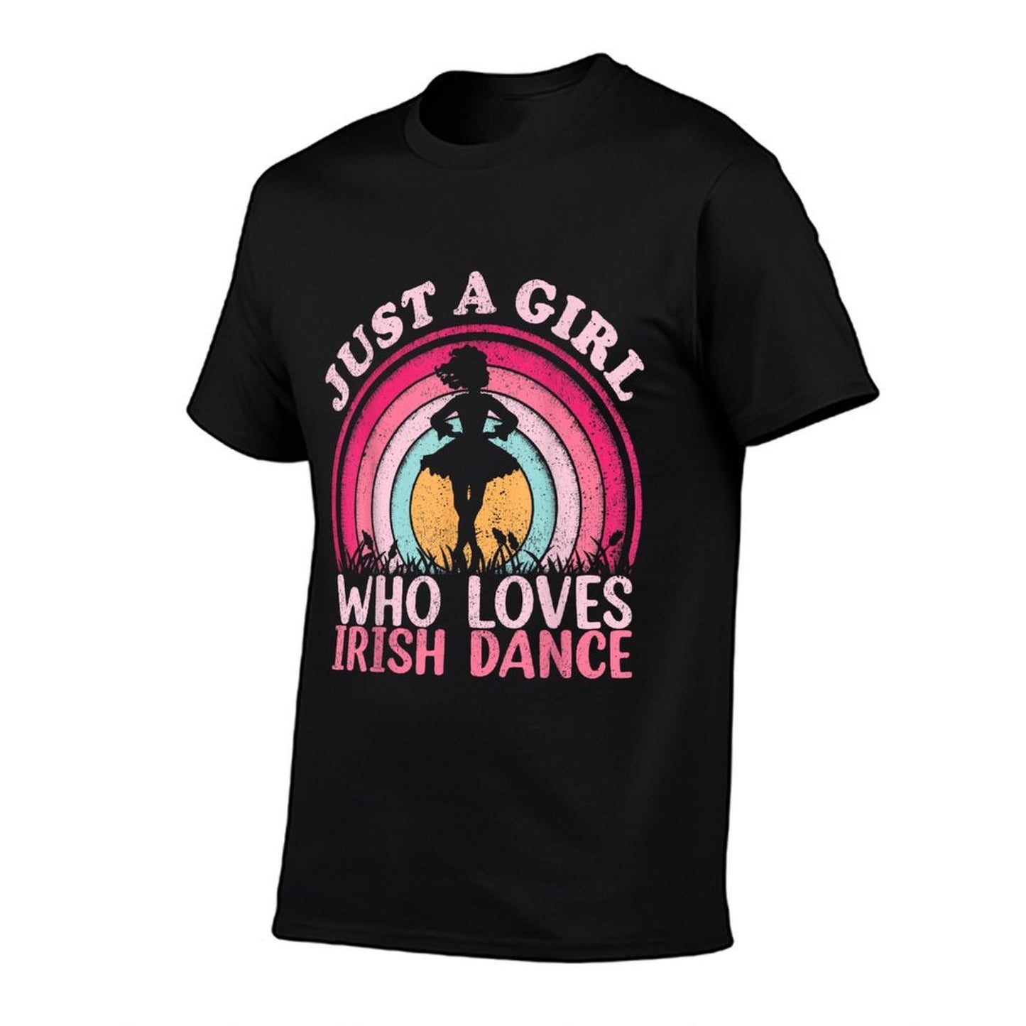 Vintage Retro Irish Dance Just A Girl Who Loves Irish Dance Easy-care T-Shirt