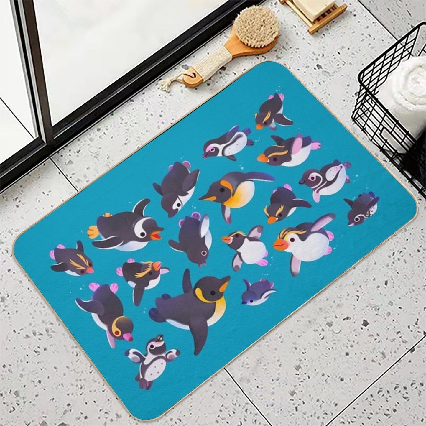 Penguin Day Long-Lasting Bath Mat
