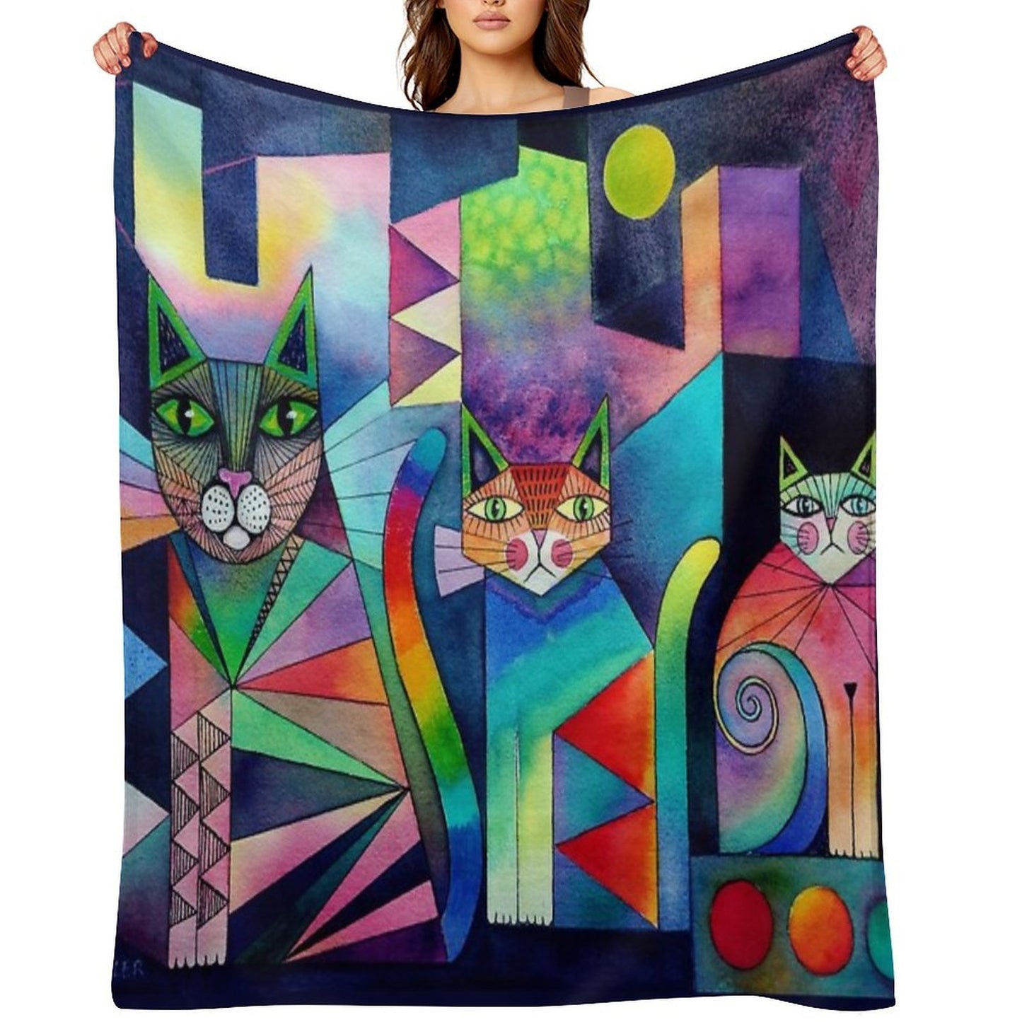 Moonlight Magic Sustainable Throw Blanket