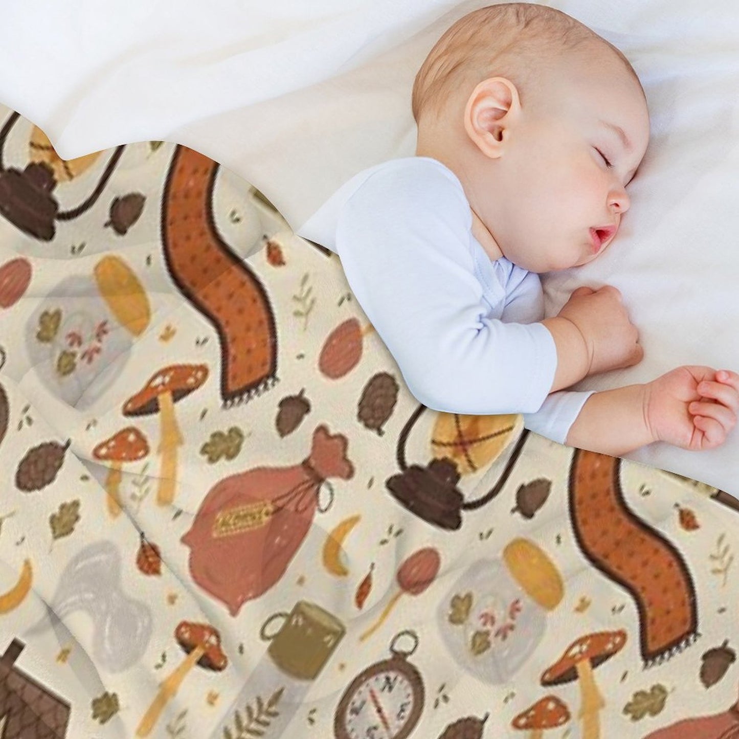 A Walk in The Woods Easy Care Throw Blanket