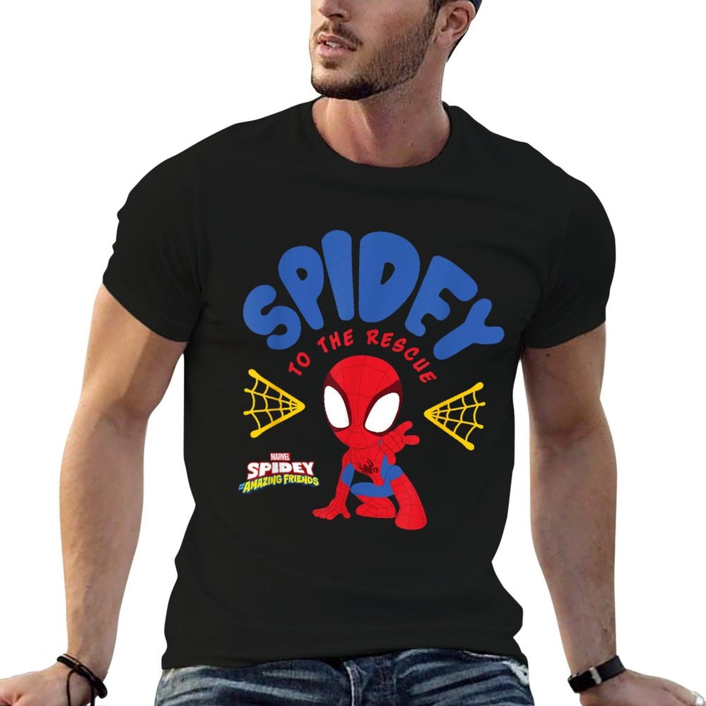 Marvel Spidey And His Amazing Friends Spidey To The Rescue Lightweight T-Shirt