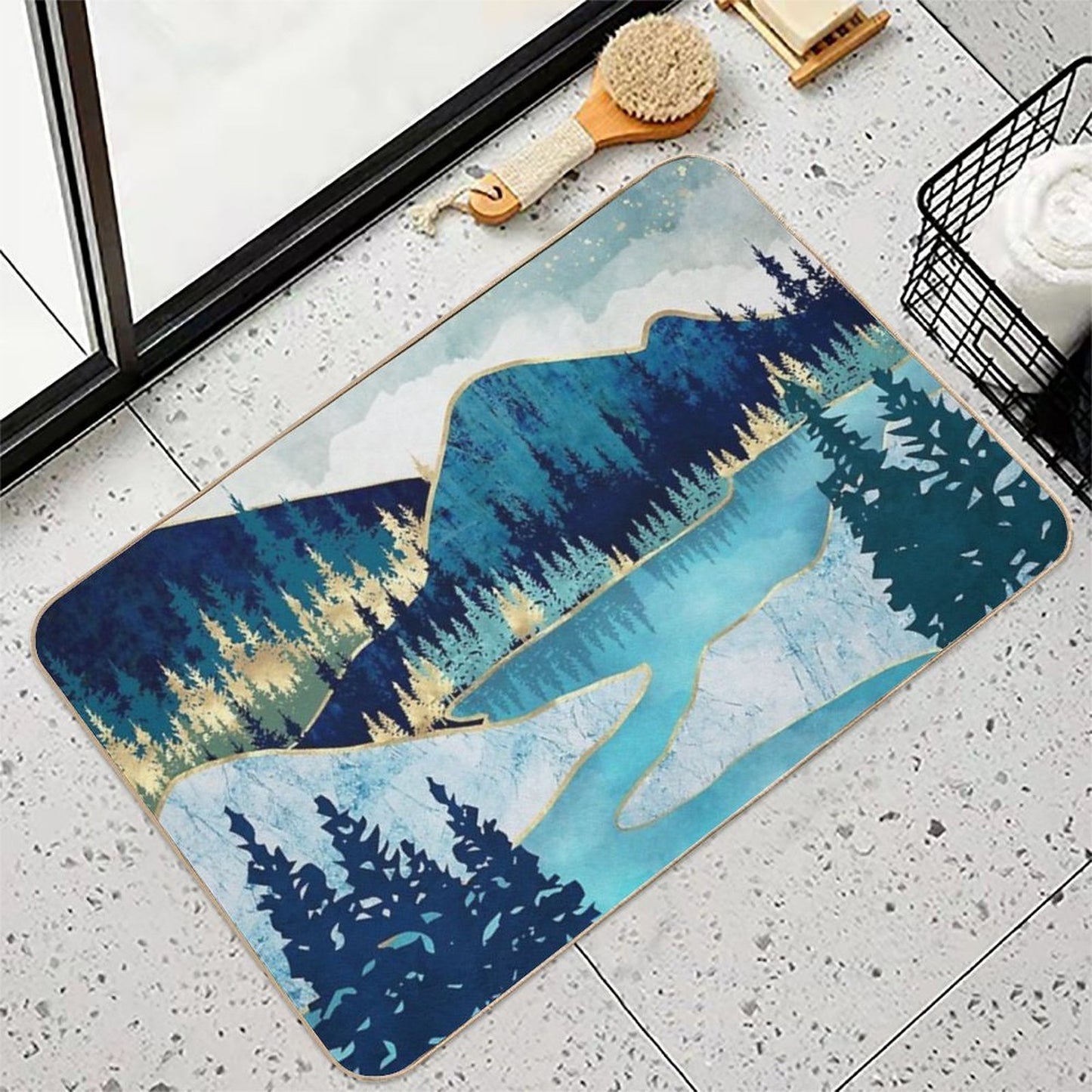 Morning Stars Repositionable Bath Mat