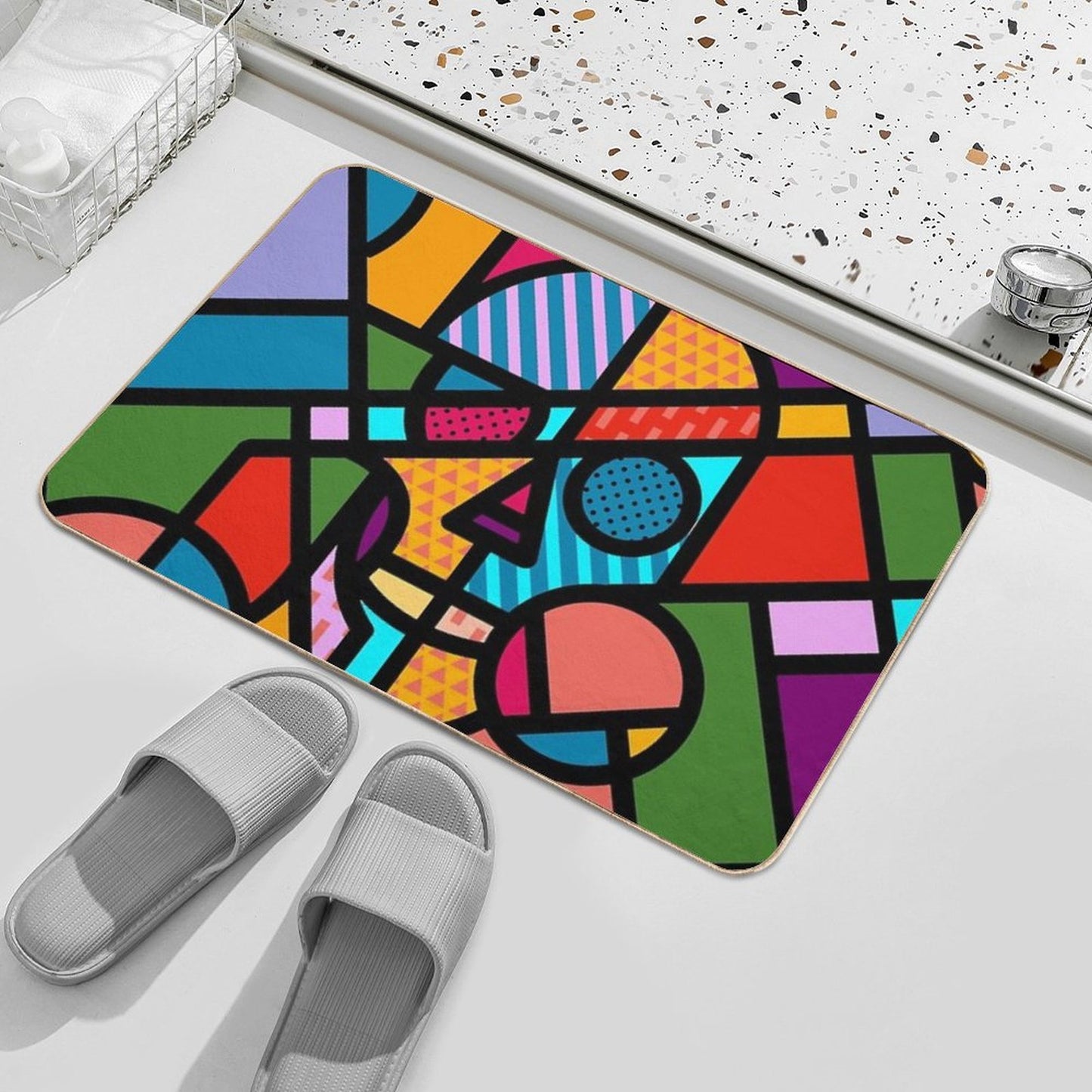 Vit Skull Stain-Proof Bath Mat