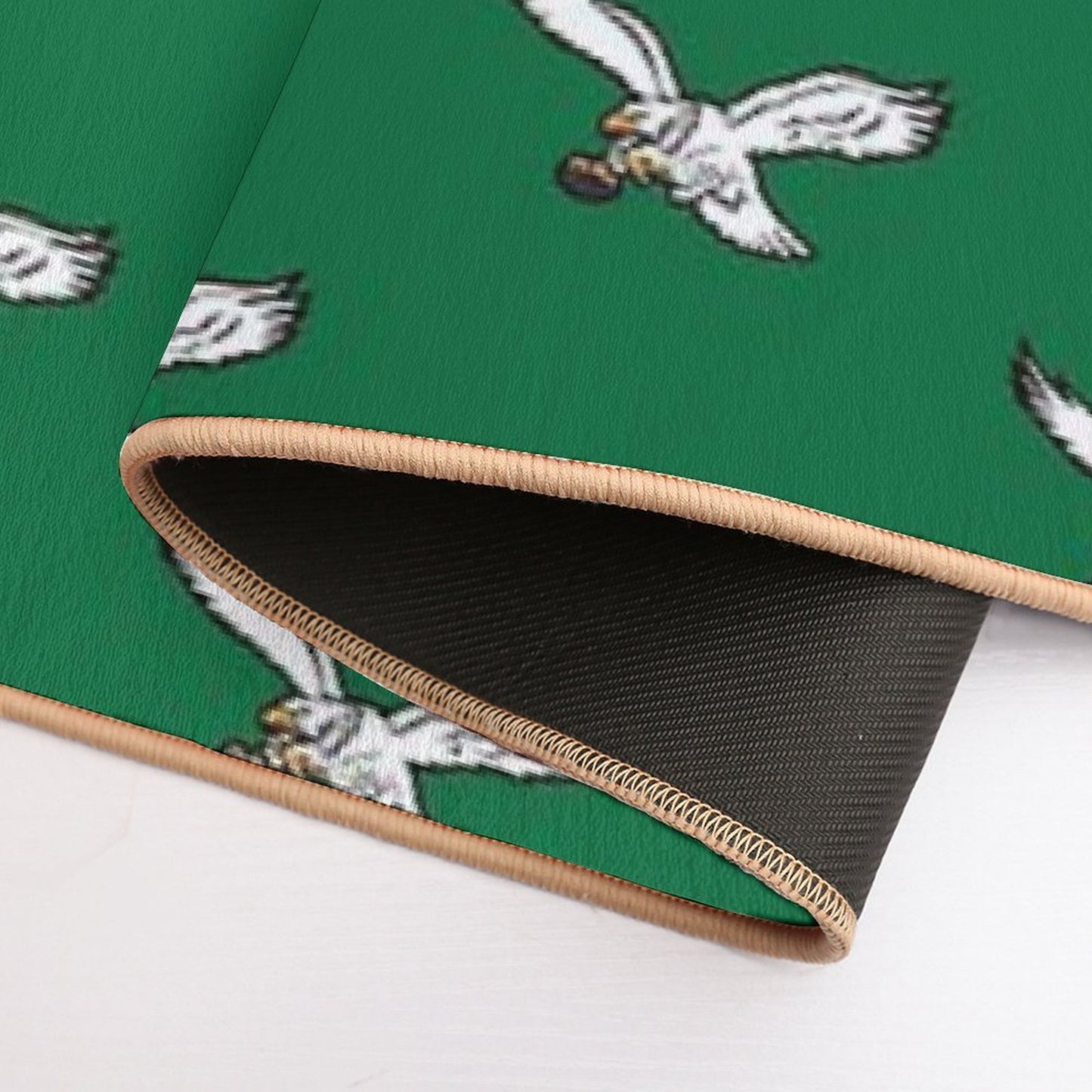 Eagles Retro Logo Kelly Green Slip-Resistant Bath Mat