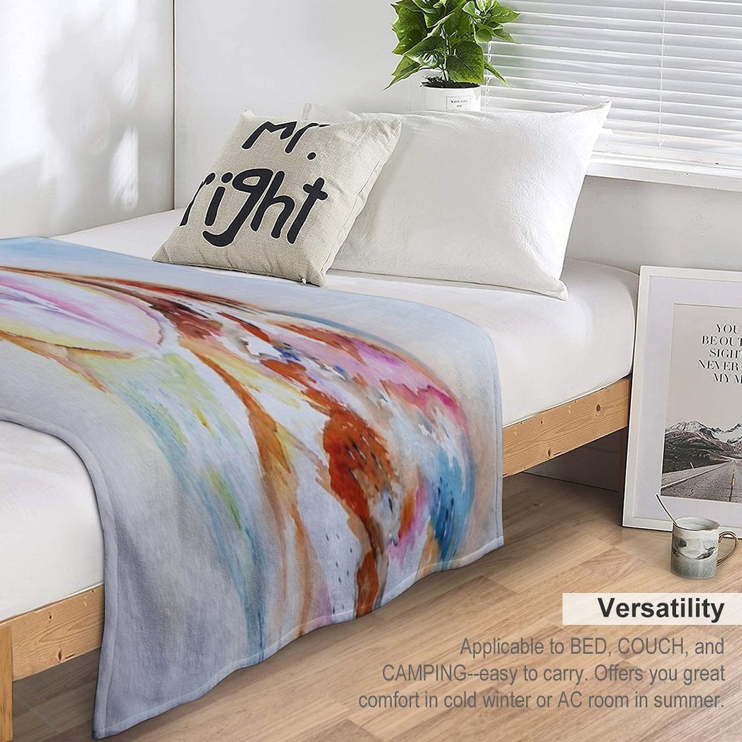 Barn Owl Durable Throw Blanket