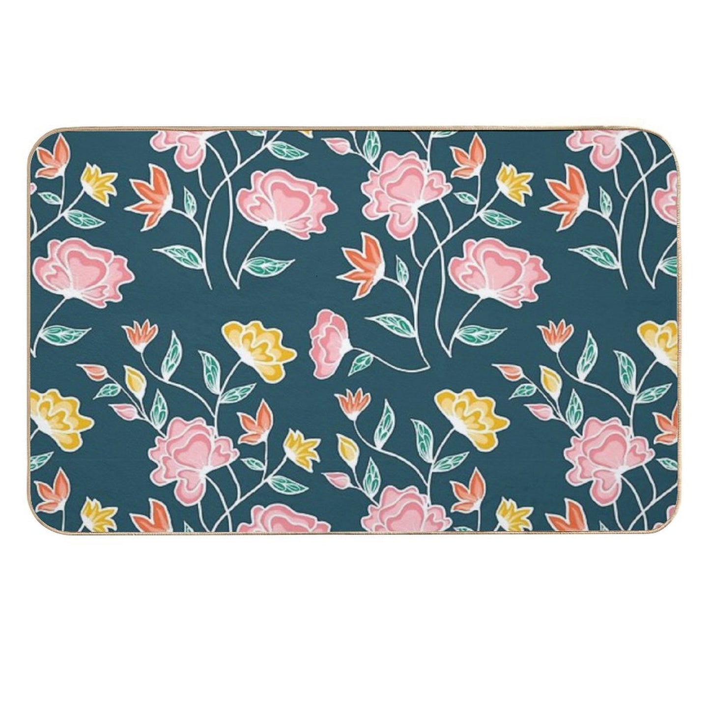 Villa Florals Absorbent Bath Mat