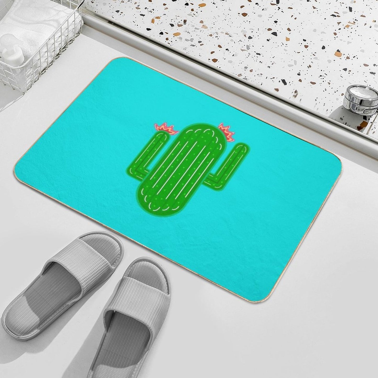Cactus Pool Float Durable Bath Mat
