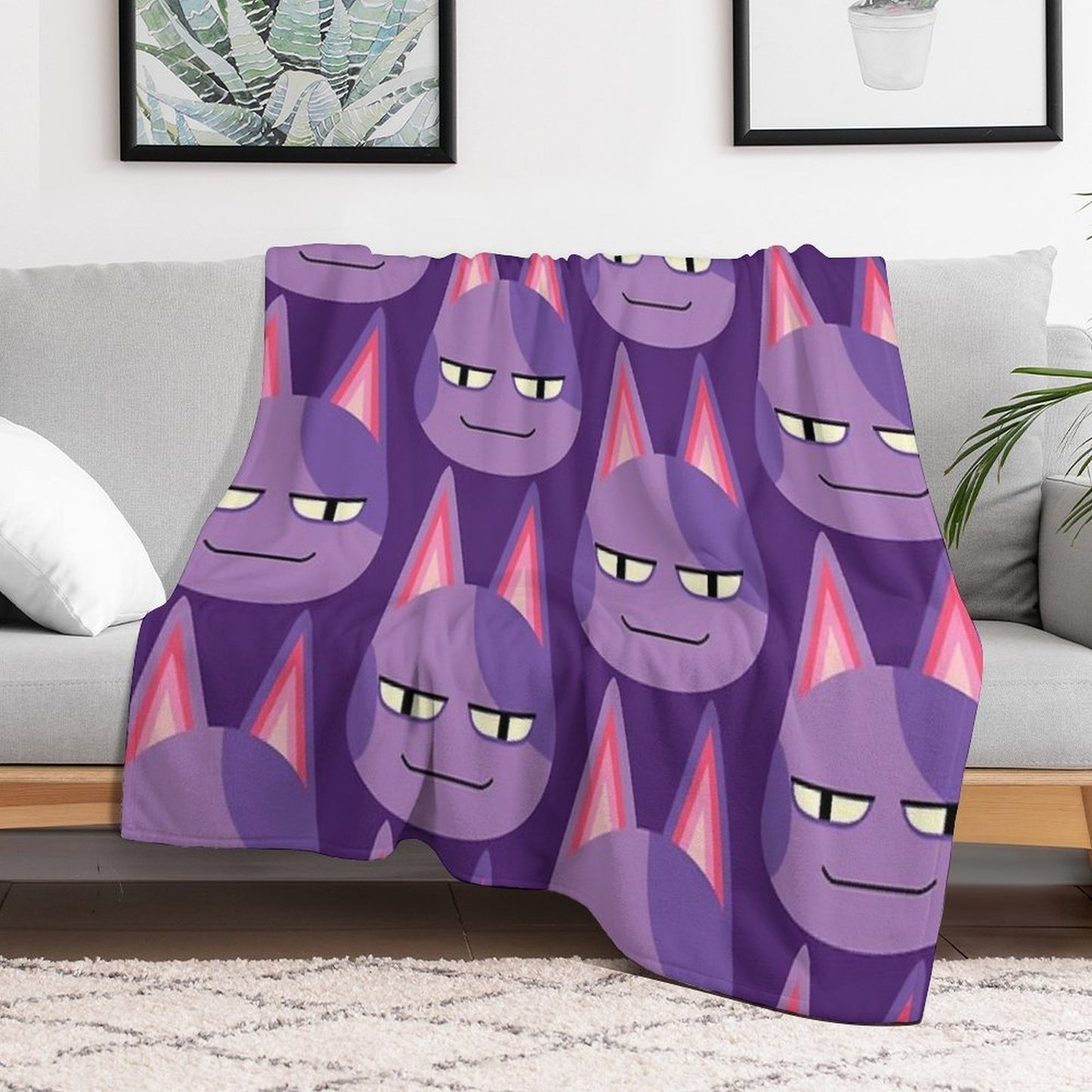 Bob The Cat Compact Throw Blanket