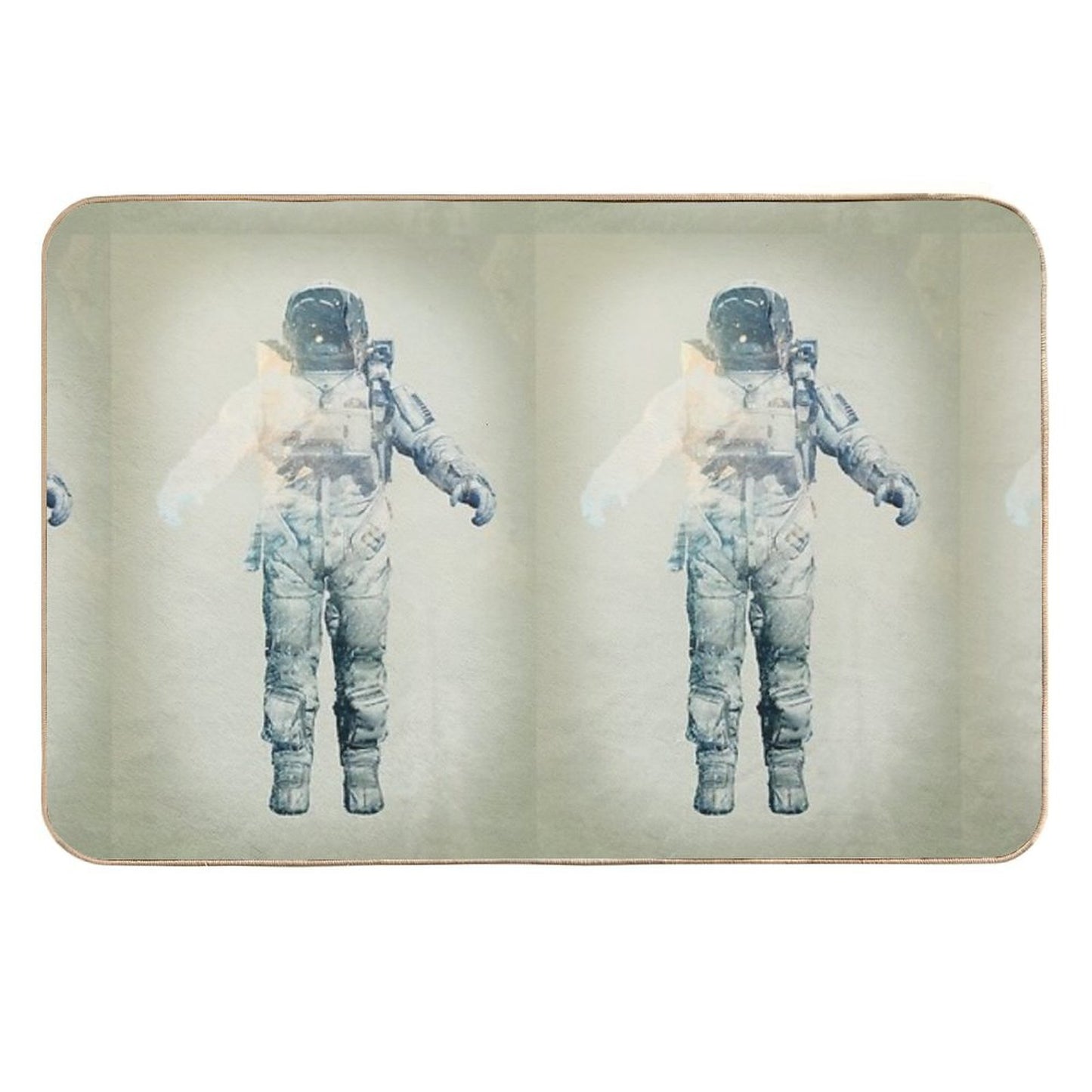 Astroscape - Astronaut Double Exposure Toxin-Free Bath Mat