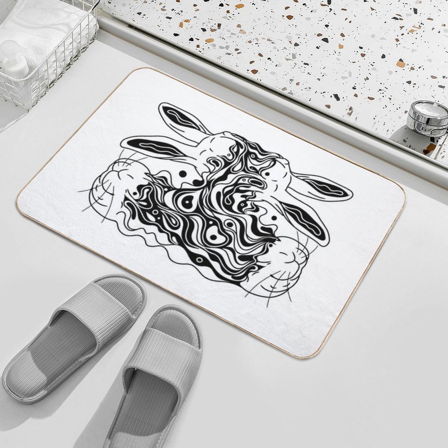 Lebre Duo Durable Bath Mat