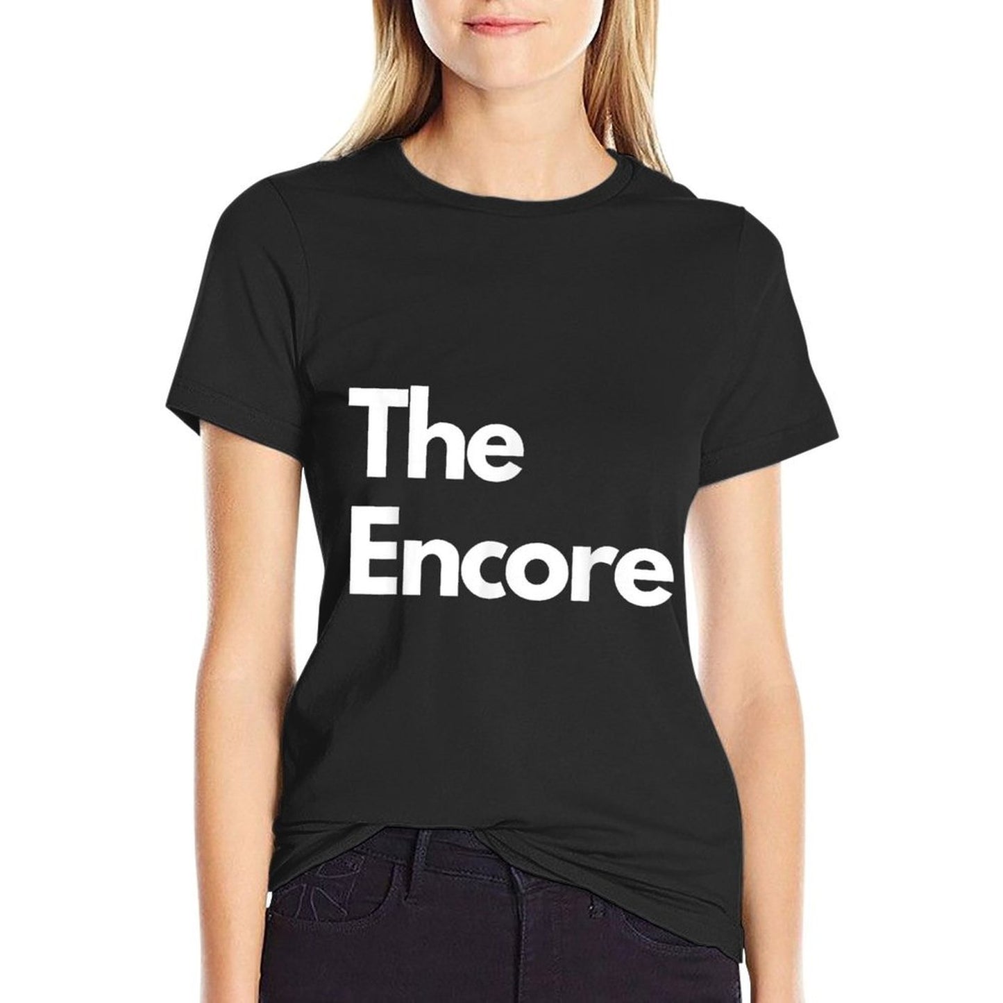 The Encore - Funny Minimalist Titles Cotton T-Shirt