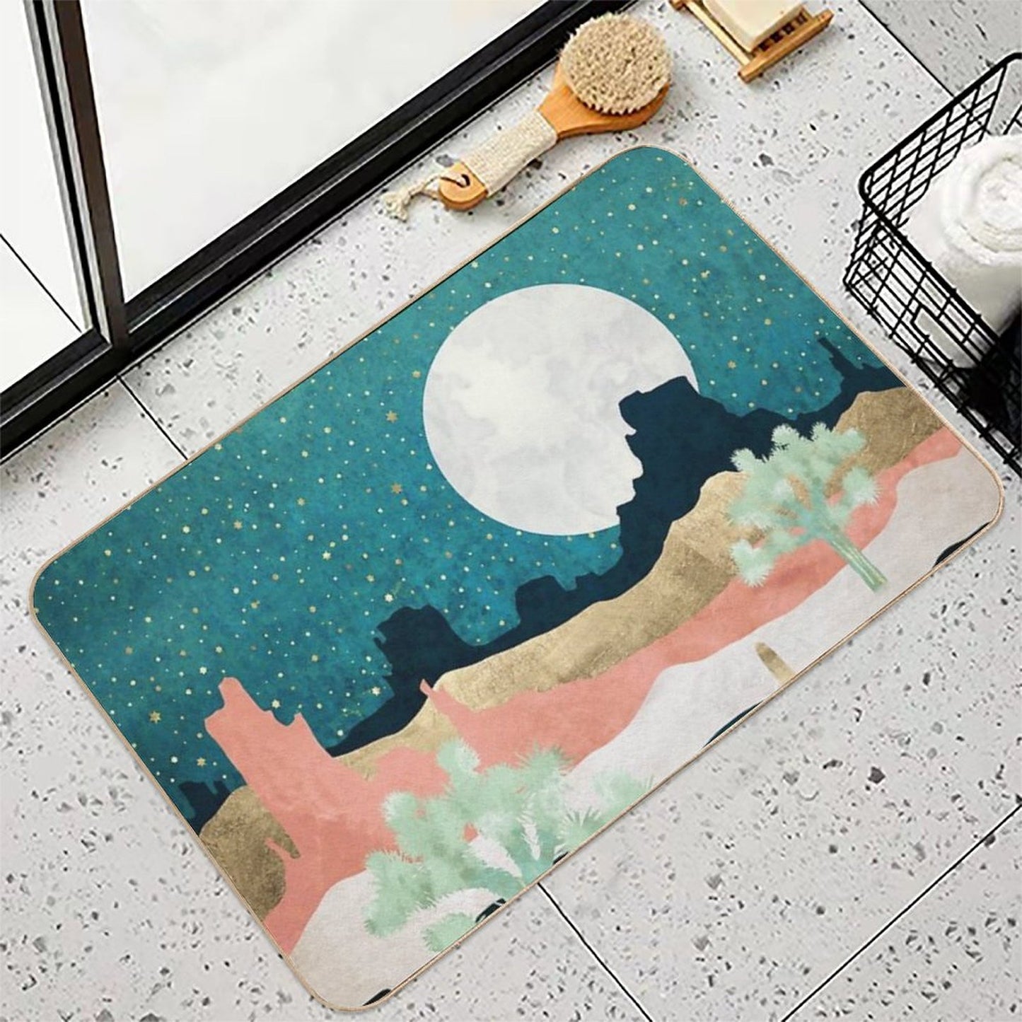 Desert Moon Vista Odorless Bath Mat