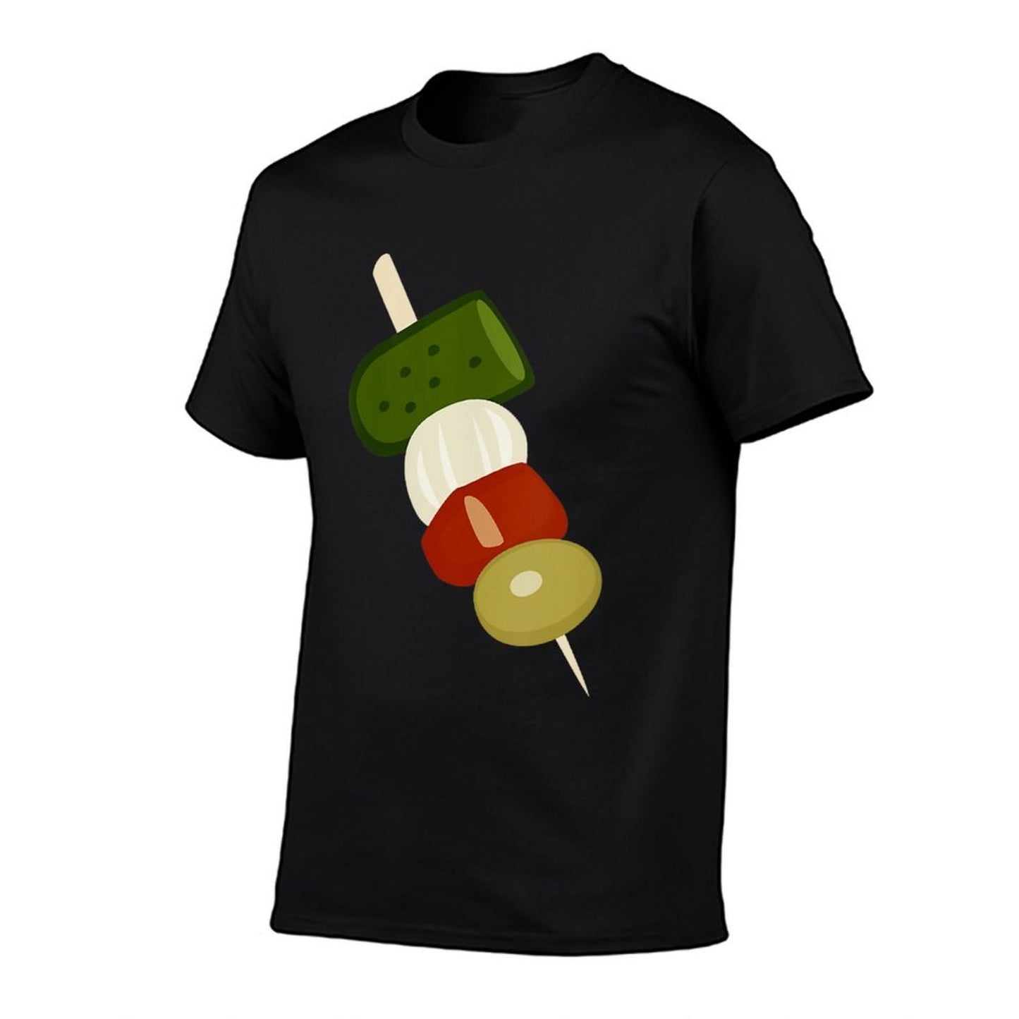 Womens Pintxo Lid Appetizer Drawing  Relaxed-fit T-Shirt