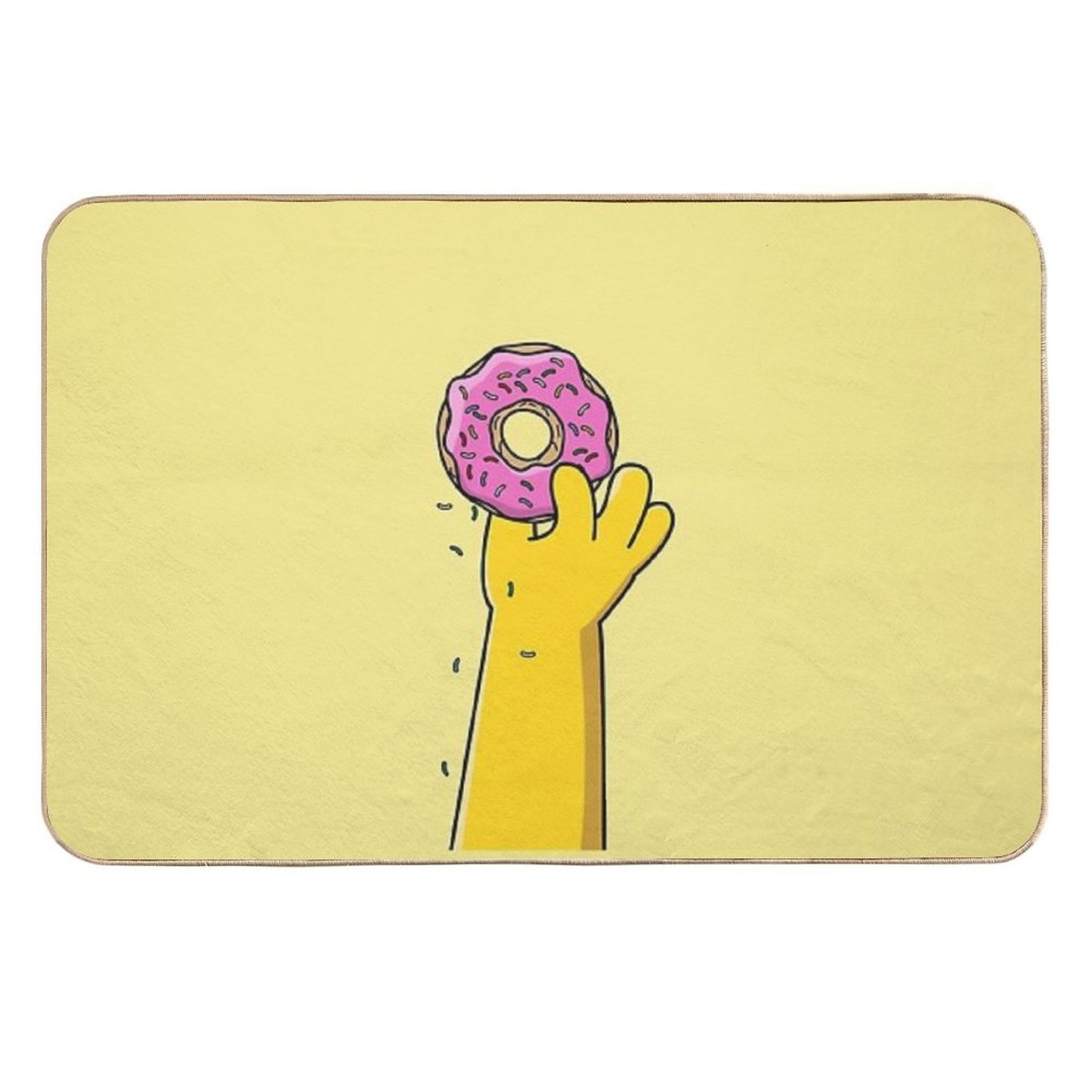 Homer Donut Non-Slip Bath Mat