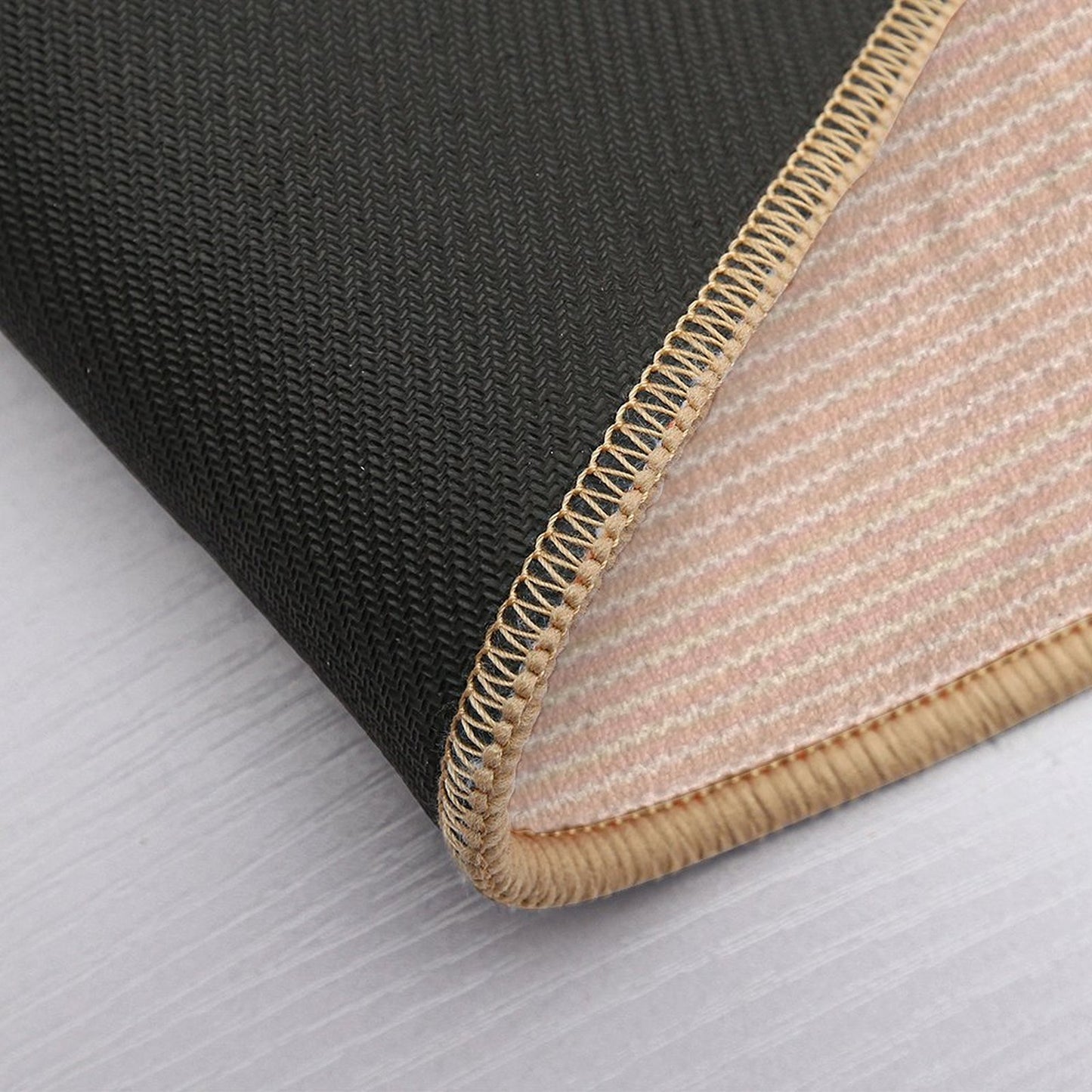 Cozy Comfort - Wavy Blush Eco-Friendly Bath Mat