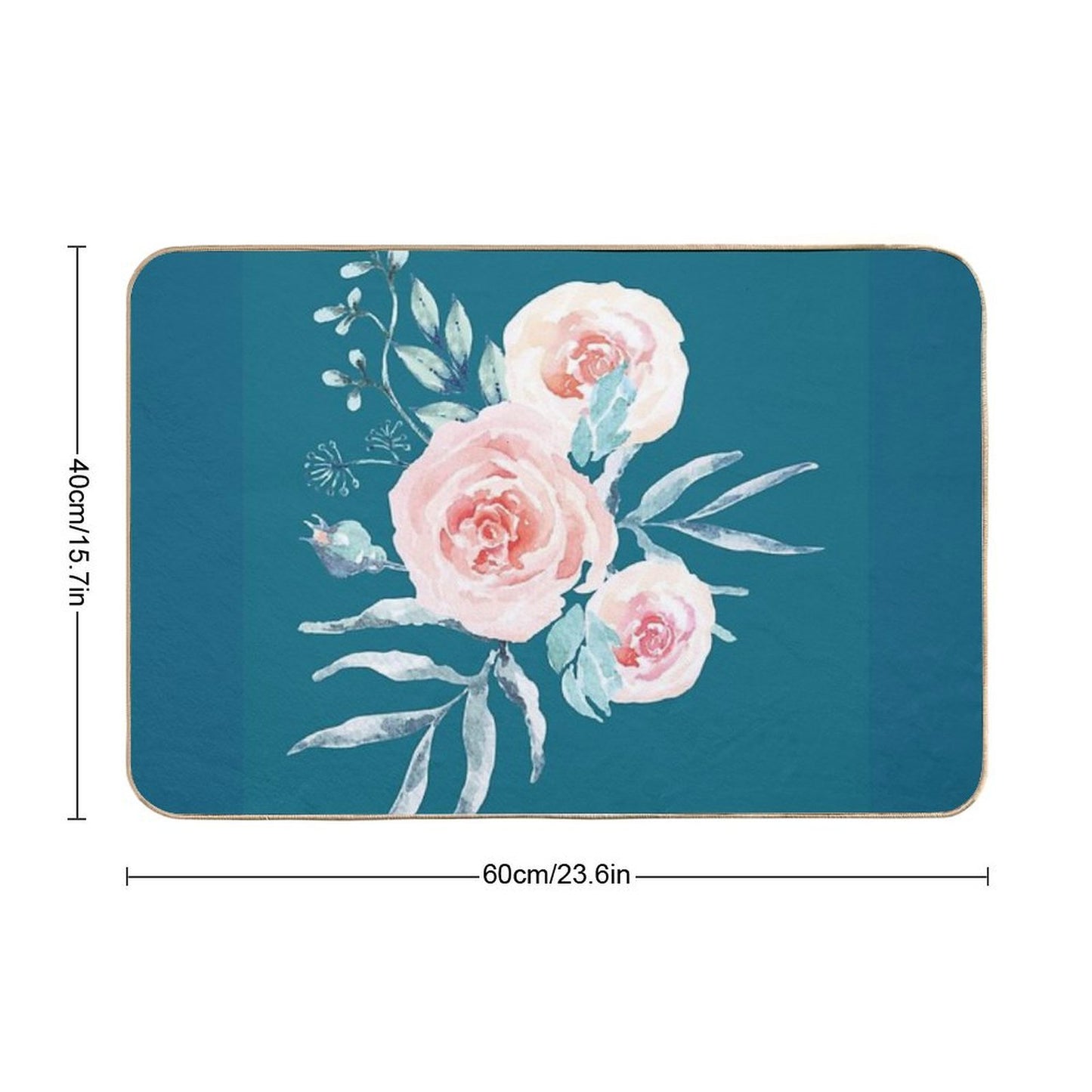 Roses Eco-Friendly Bath Mat